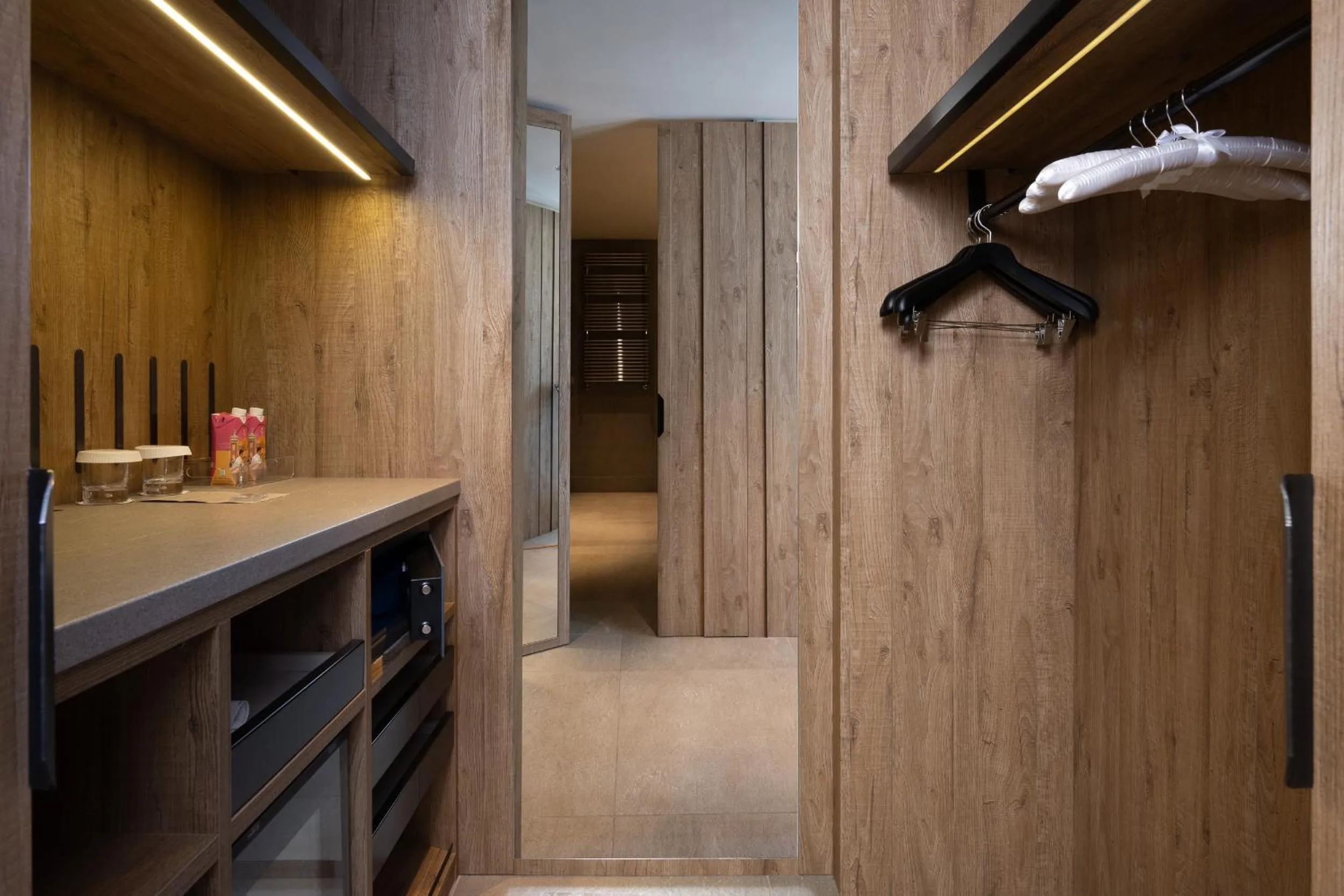 wardrobe, Bed in Grand Hotel Courmayeur Mont Blanc, by R Collection Hotels