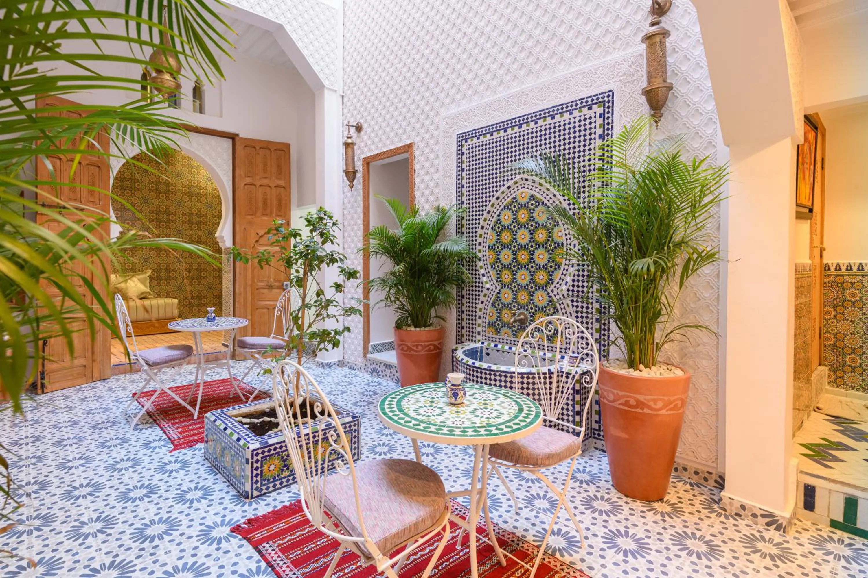 Patio in Luxurious Riad Center Rabat Dar Al Jeld
