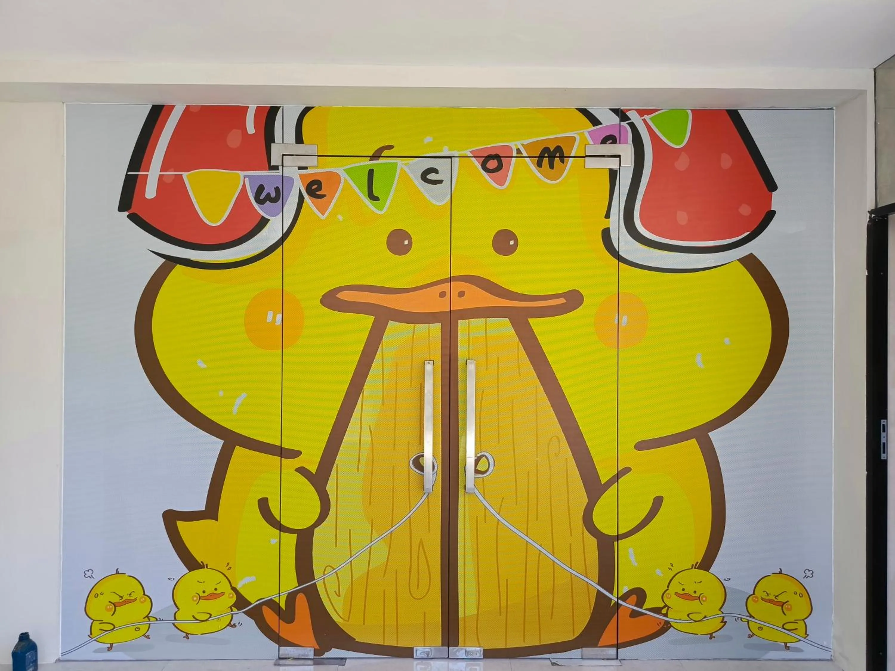 Facade/entrance in Bebek Kuning Residence