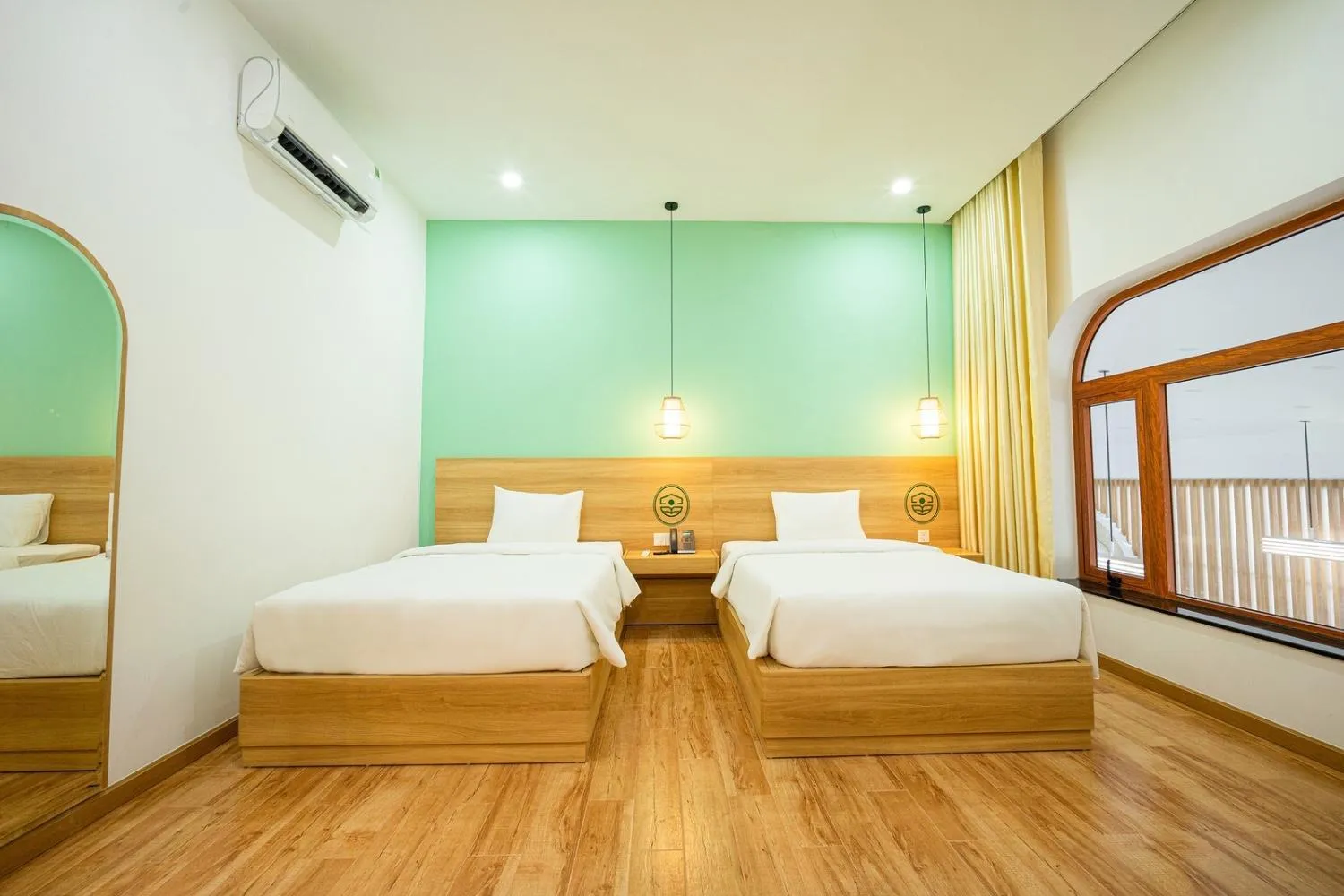 Bed in VinaEcolife Lodge