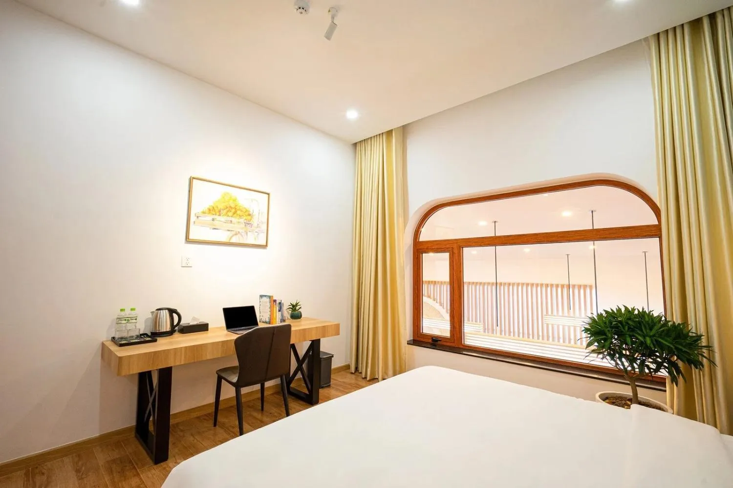 Bed in VinaEcolife Lodge