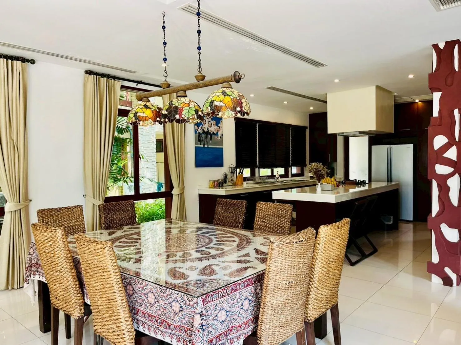 Dining area in Amatapura Beachfront Villa 12, SHA Certified