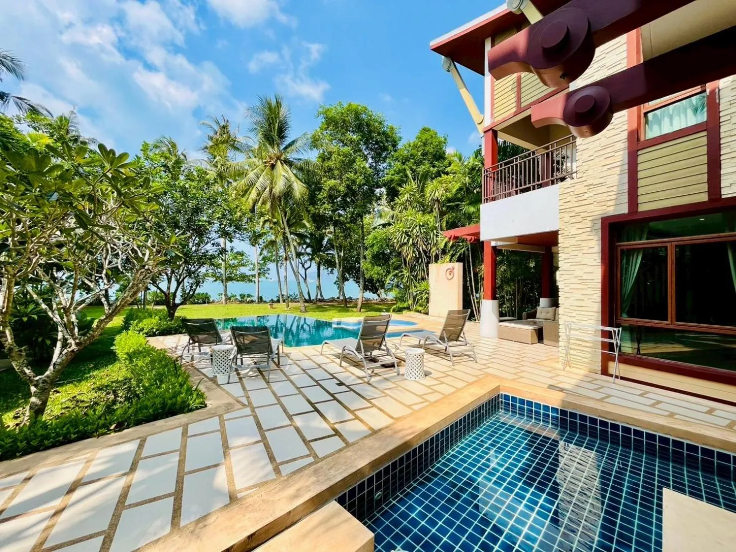 Property building in Amatapura Beachfront Villa 12, SHA Certified