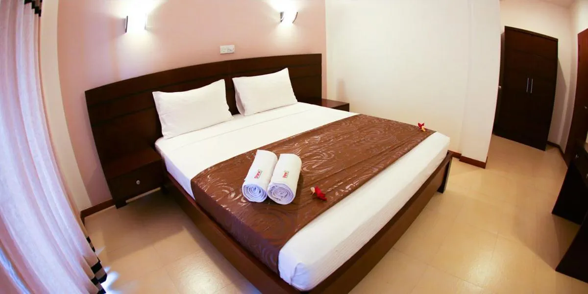 Bed in Hotel Shanelo