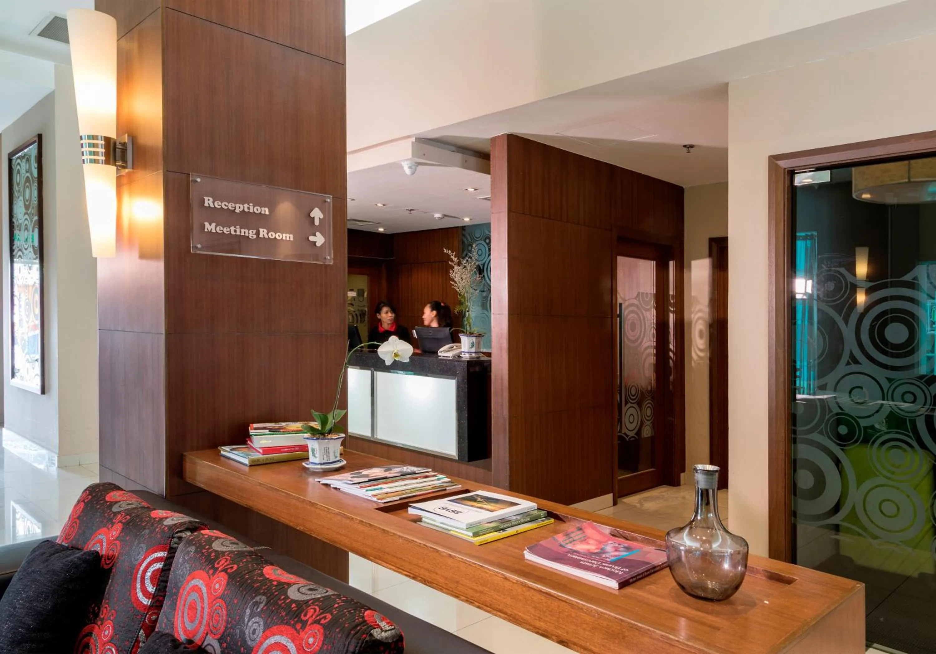 Lobby or reception in Swiss Hotel Apartment