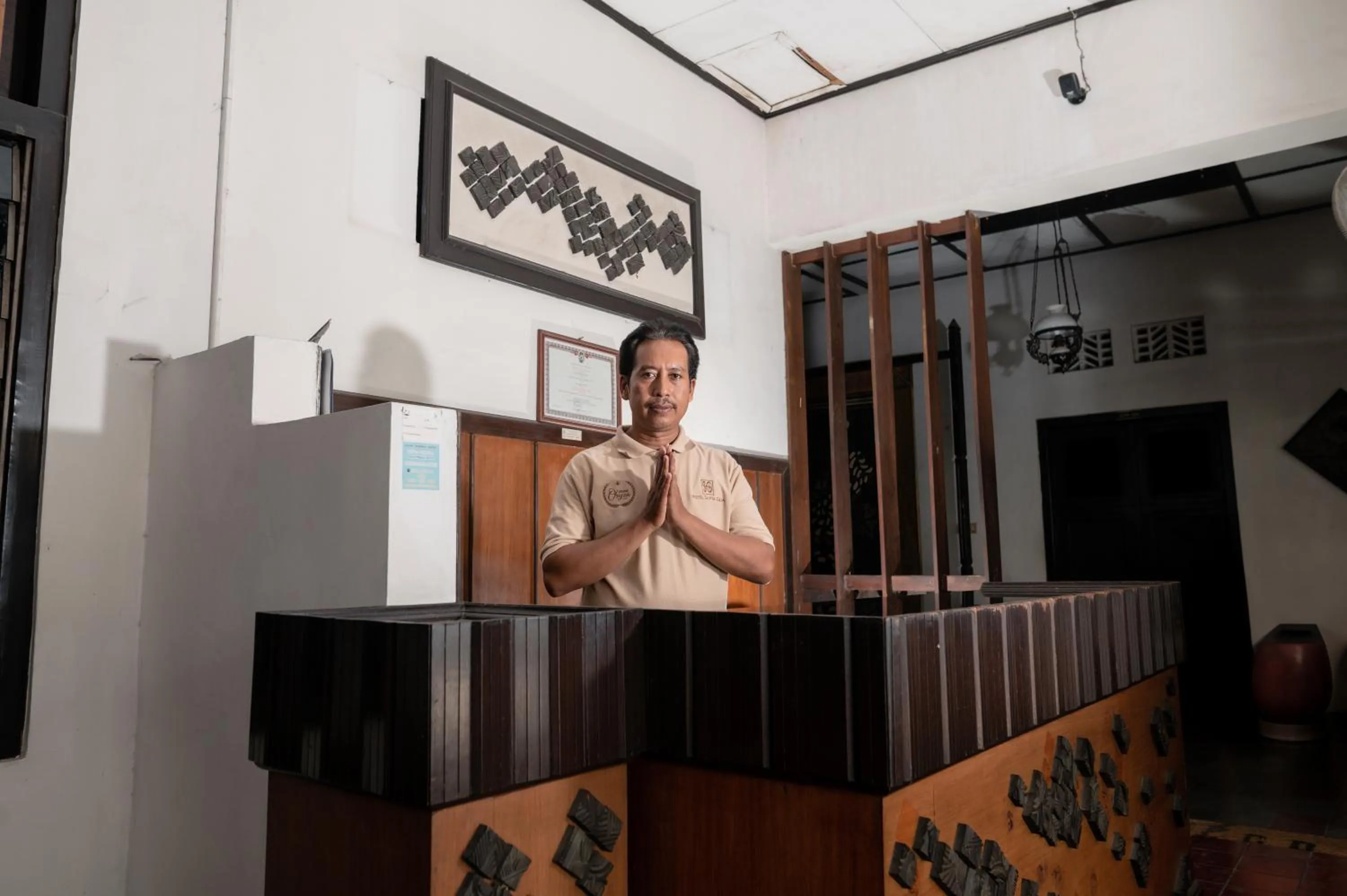 Staff in Oryza Hotel Malioboro