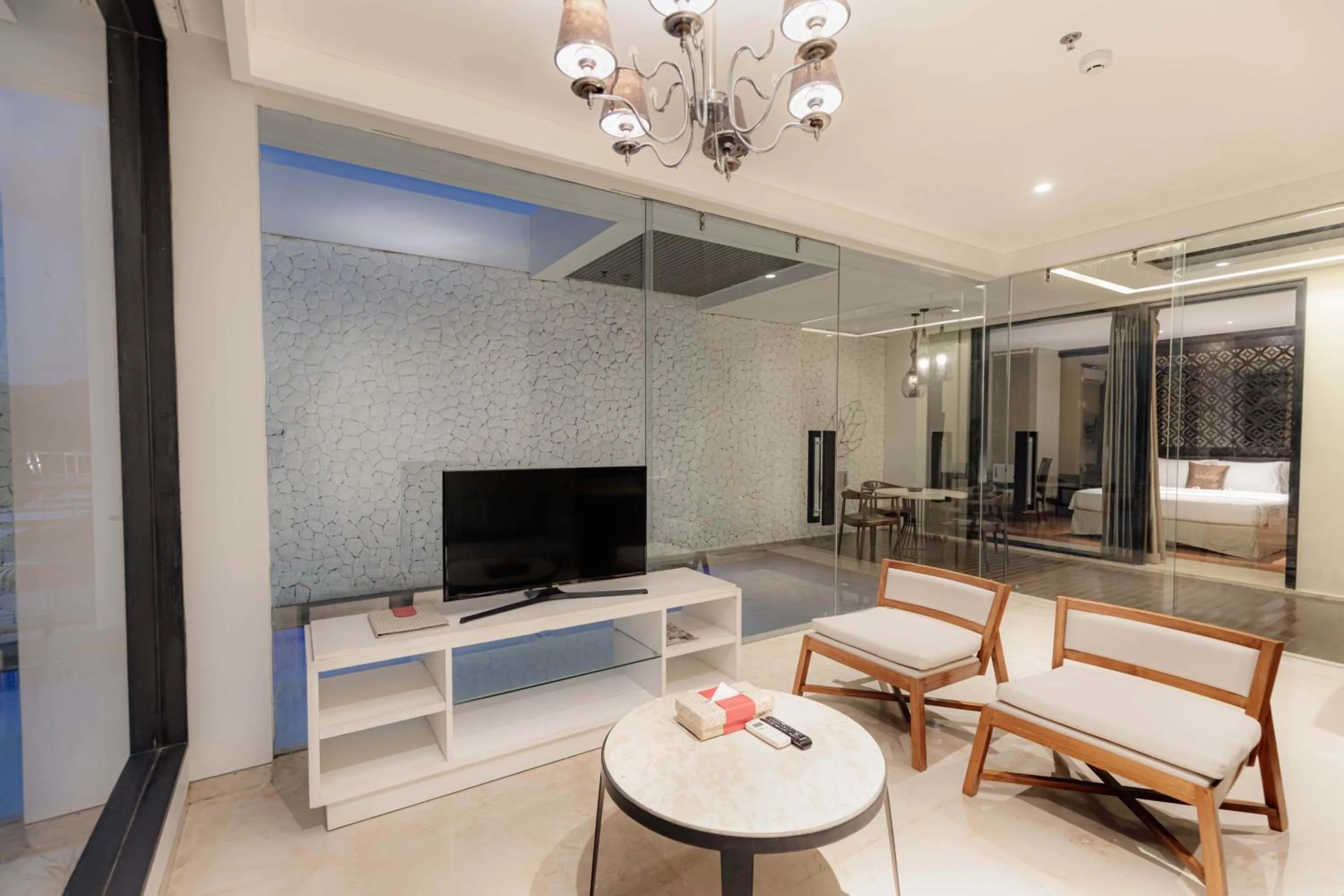 Communal lounge/ TV room in The Sterling Villas