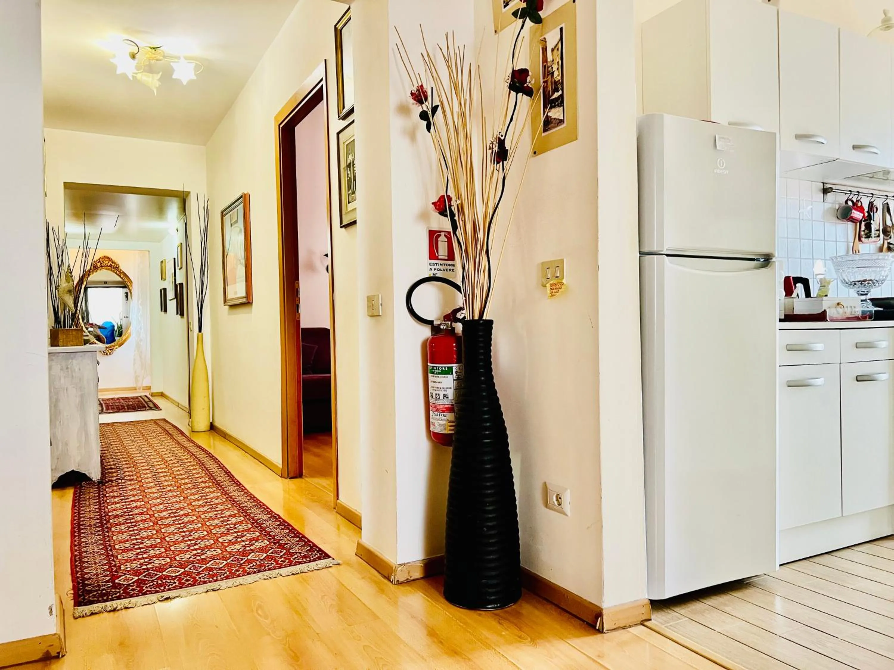 Kitchen or kitchenette in Affittacamere Campus Trigoria