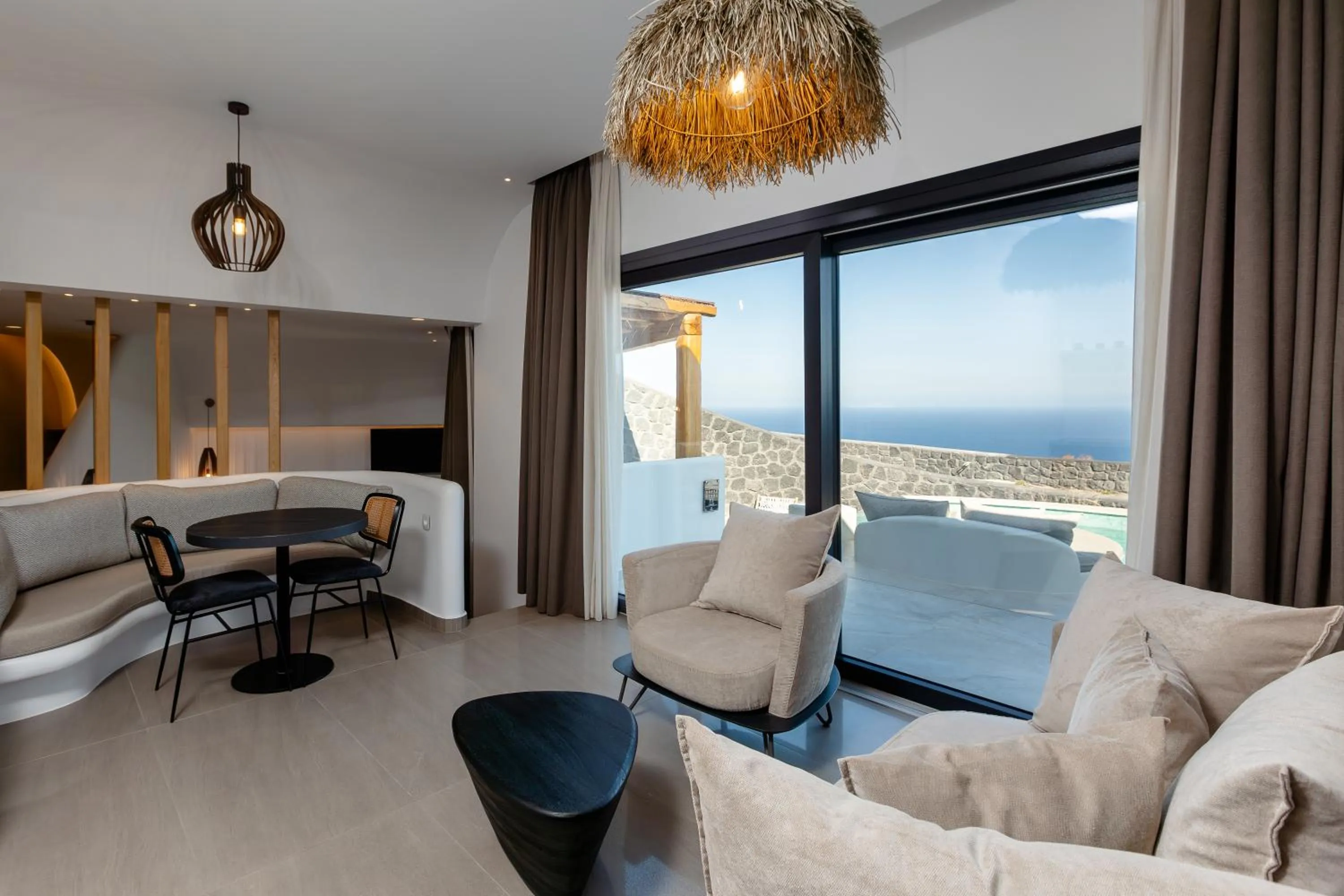 Living room in Secret Path Luxury Villas