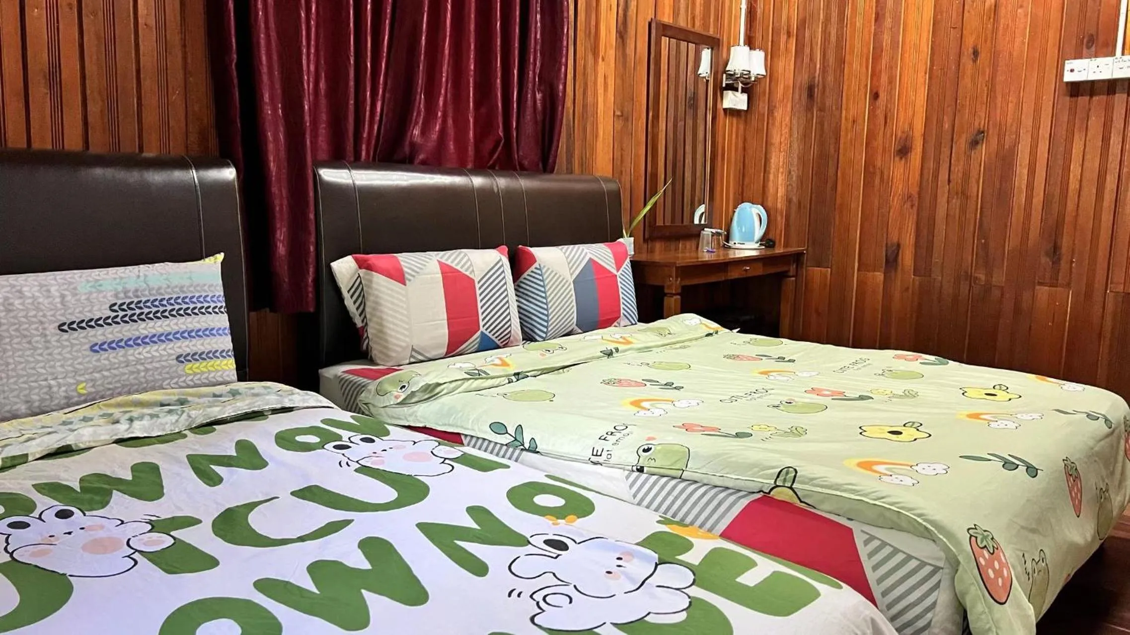 Bed in Country house Pulai Holiday Village