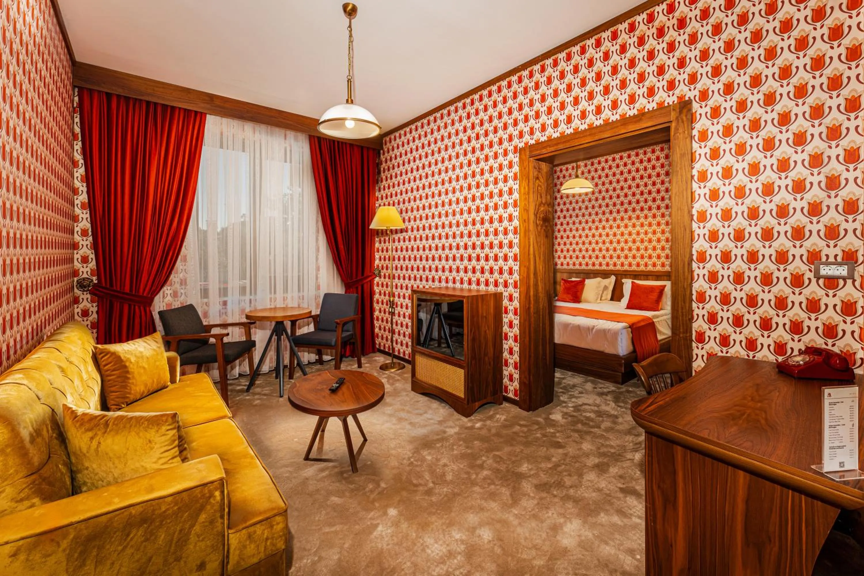 Living room in 74 Otel