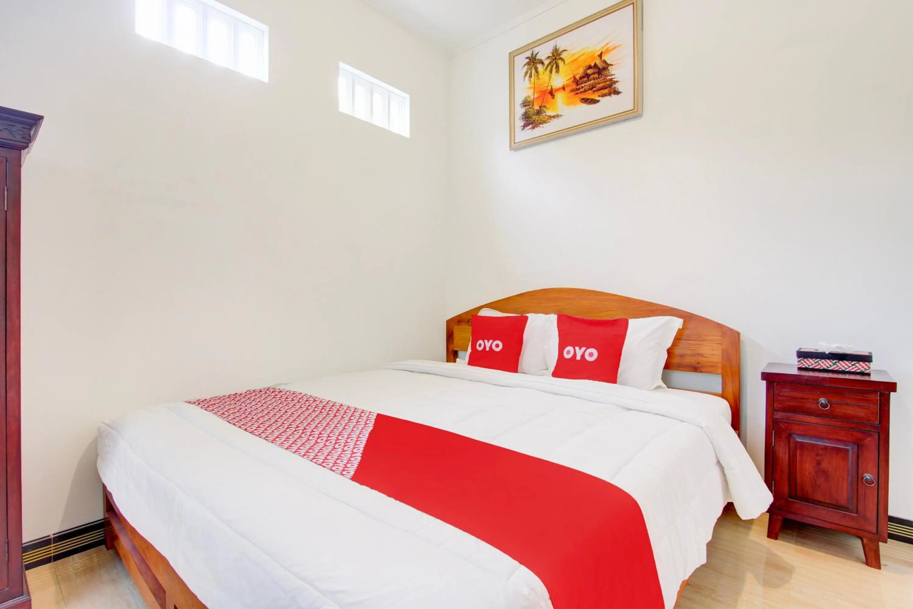 Bedroom, Bed in Hotel O Mbah Carik Homestay Syari'ah