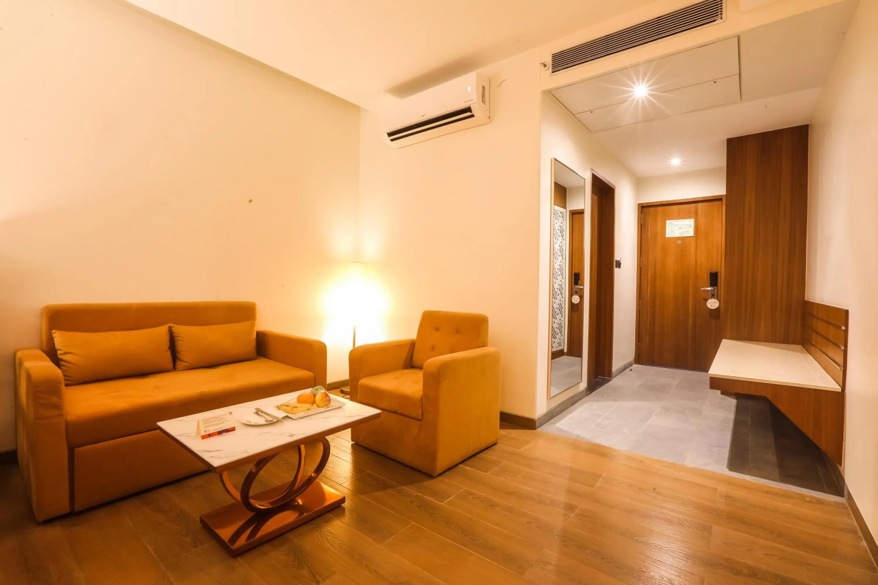 Living room, Bed in Ira By Orchid, Ayodhya