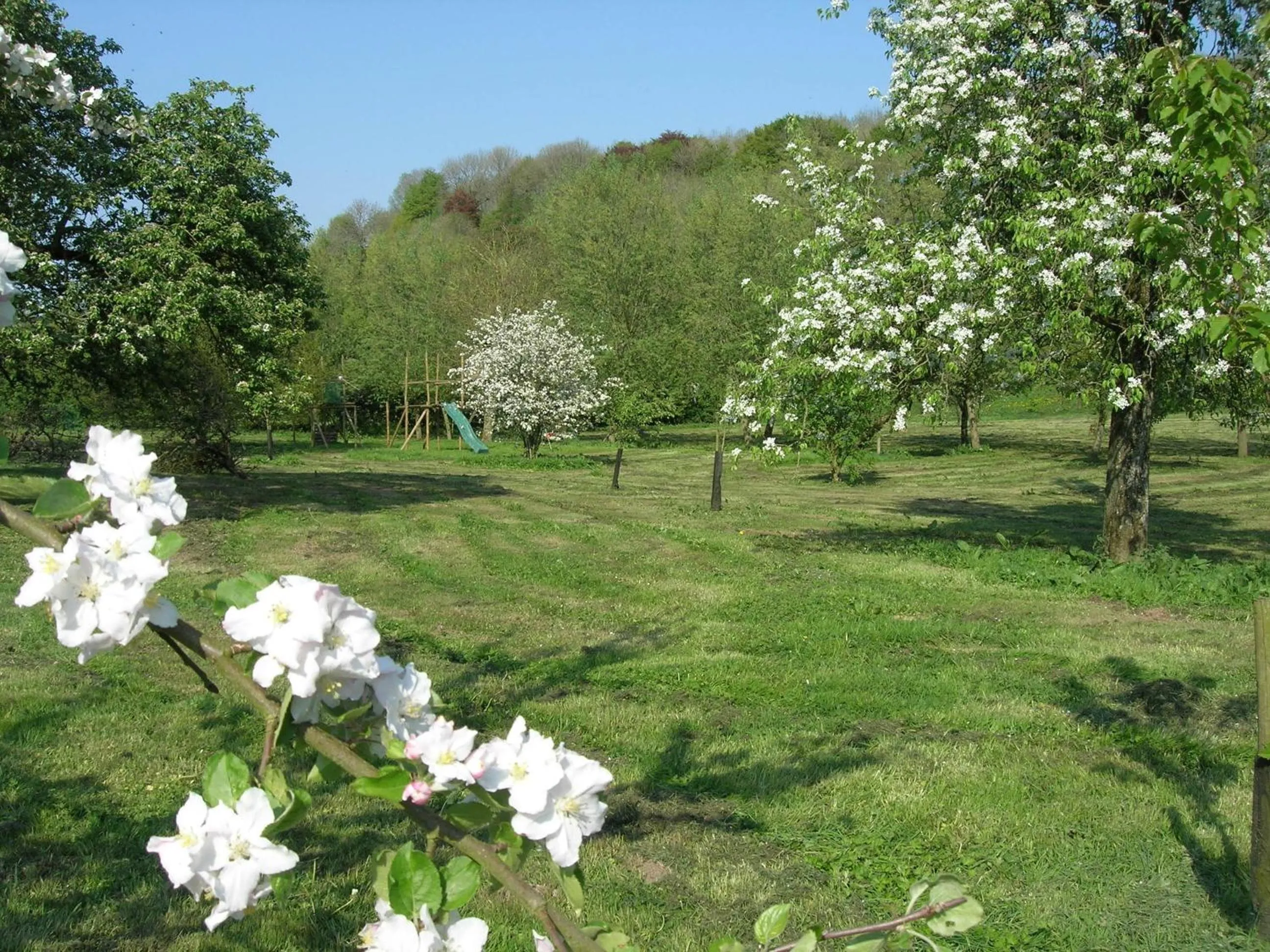 Children play ground in Le Clos du miroir