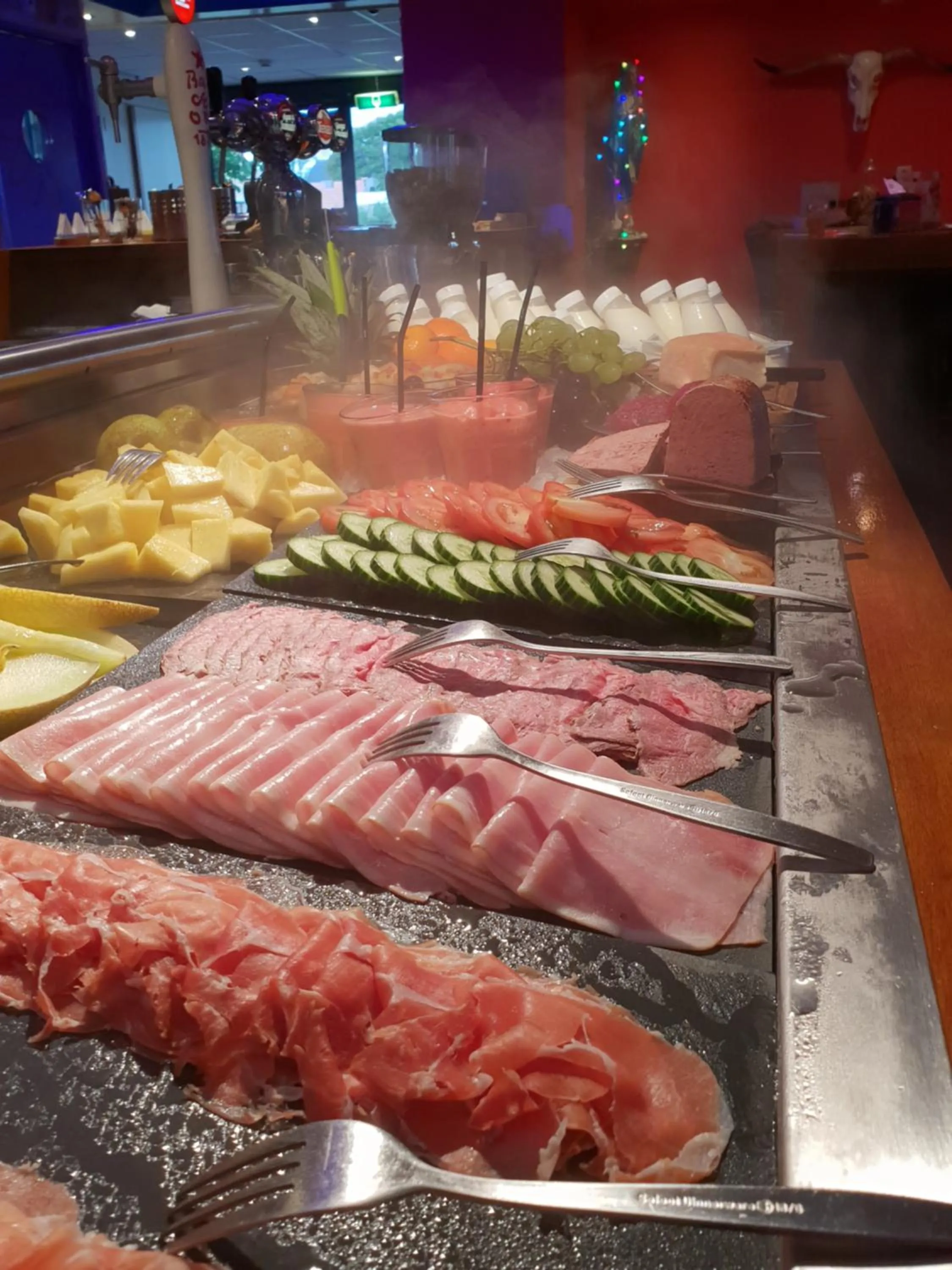 Buffet breakfast in Hotel Dolores Ameland