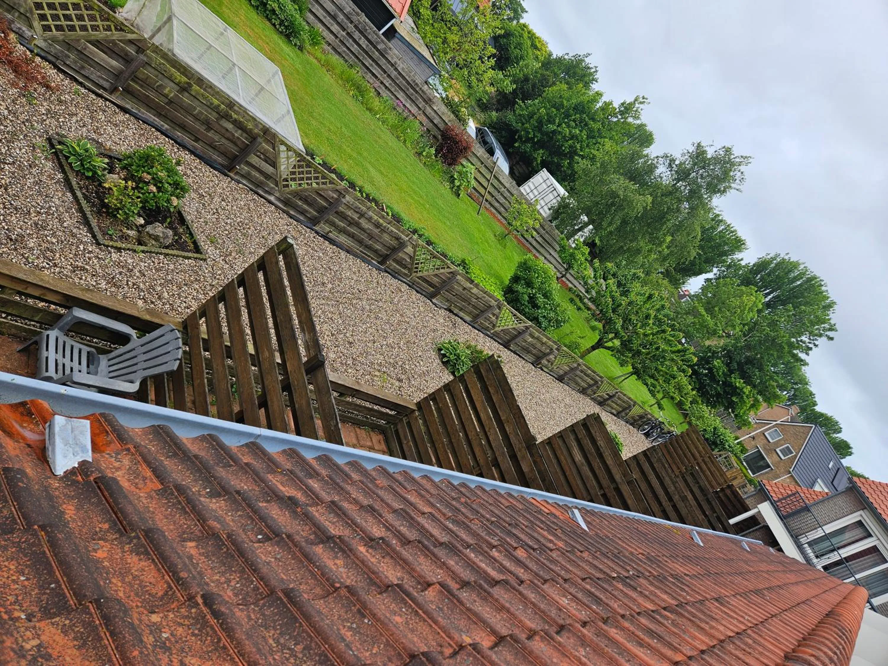 Garden view in Hotel Dolores Ameland