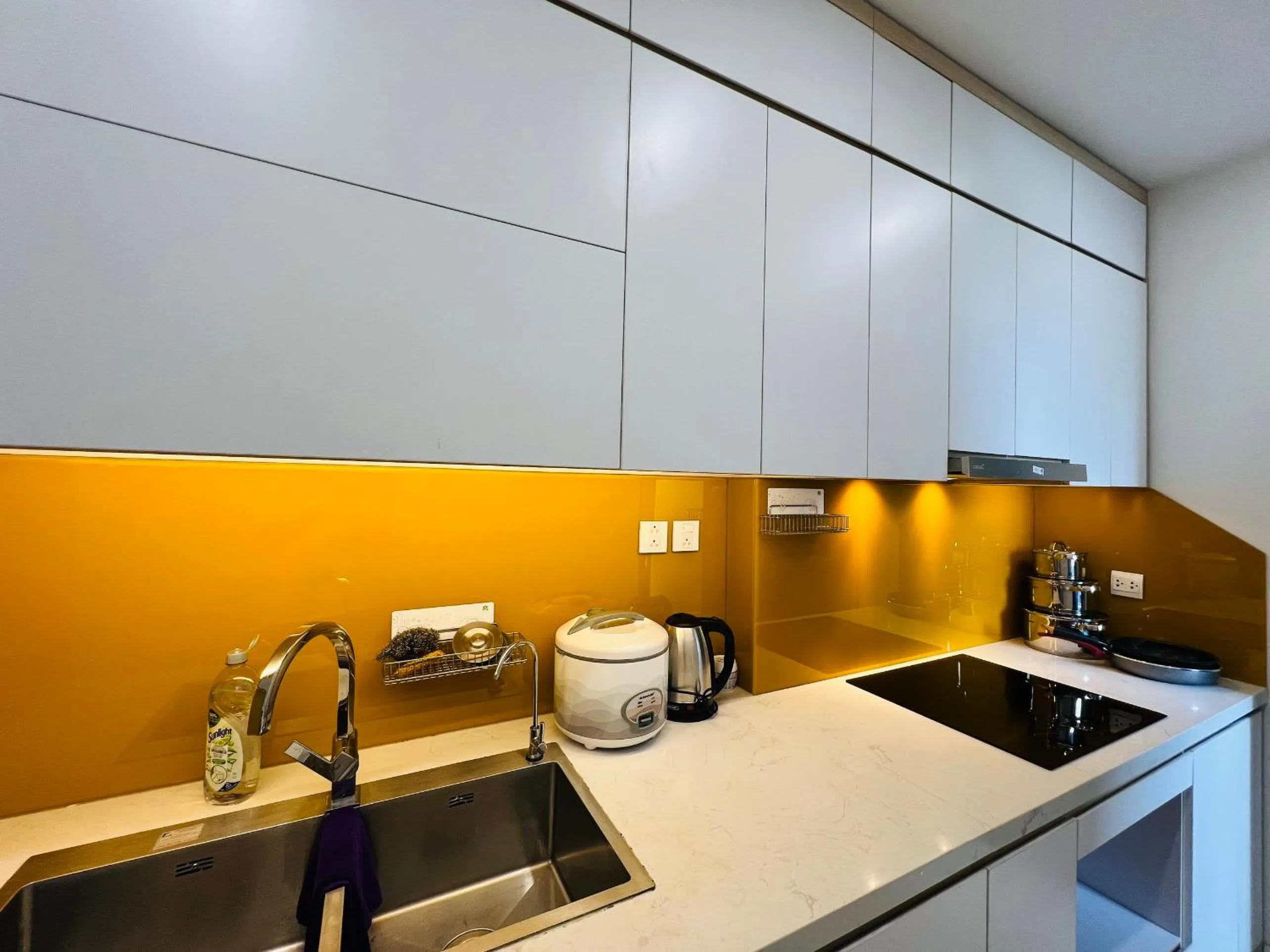 stove in Daniel Apartment - D'Capitale Ha Noi