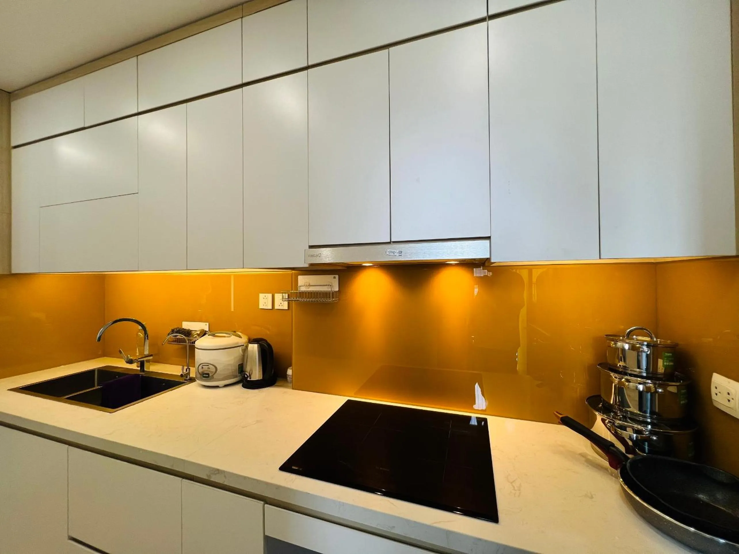 stove in Daniel Apartment - D'Capitale Ha Noi