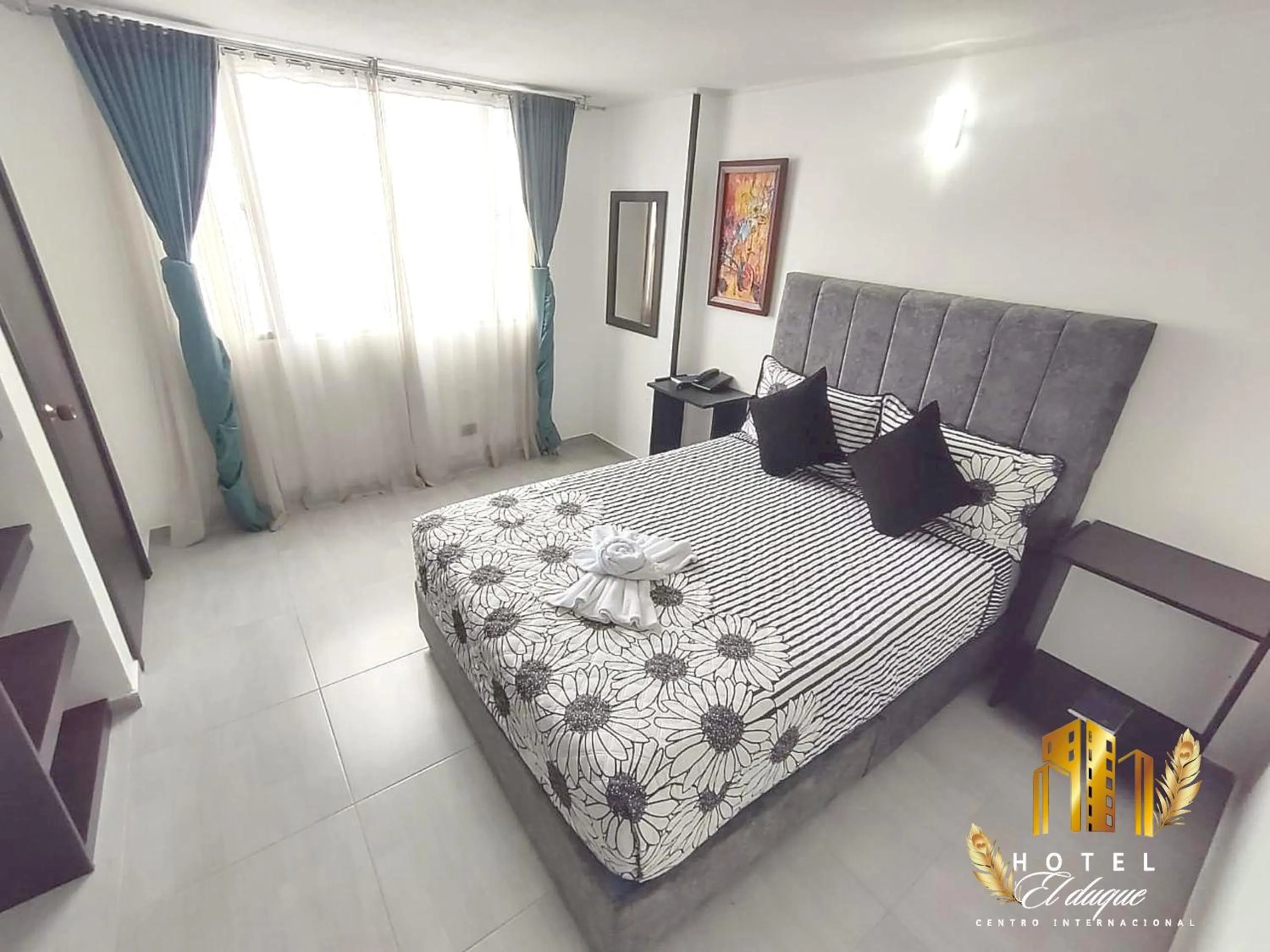 Bed in Hotel el Duque Internacional, Bogotá