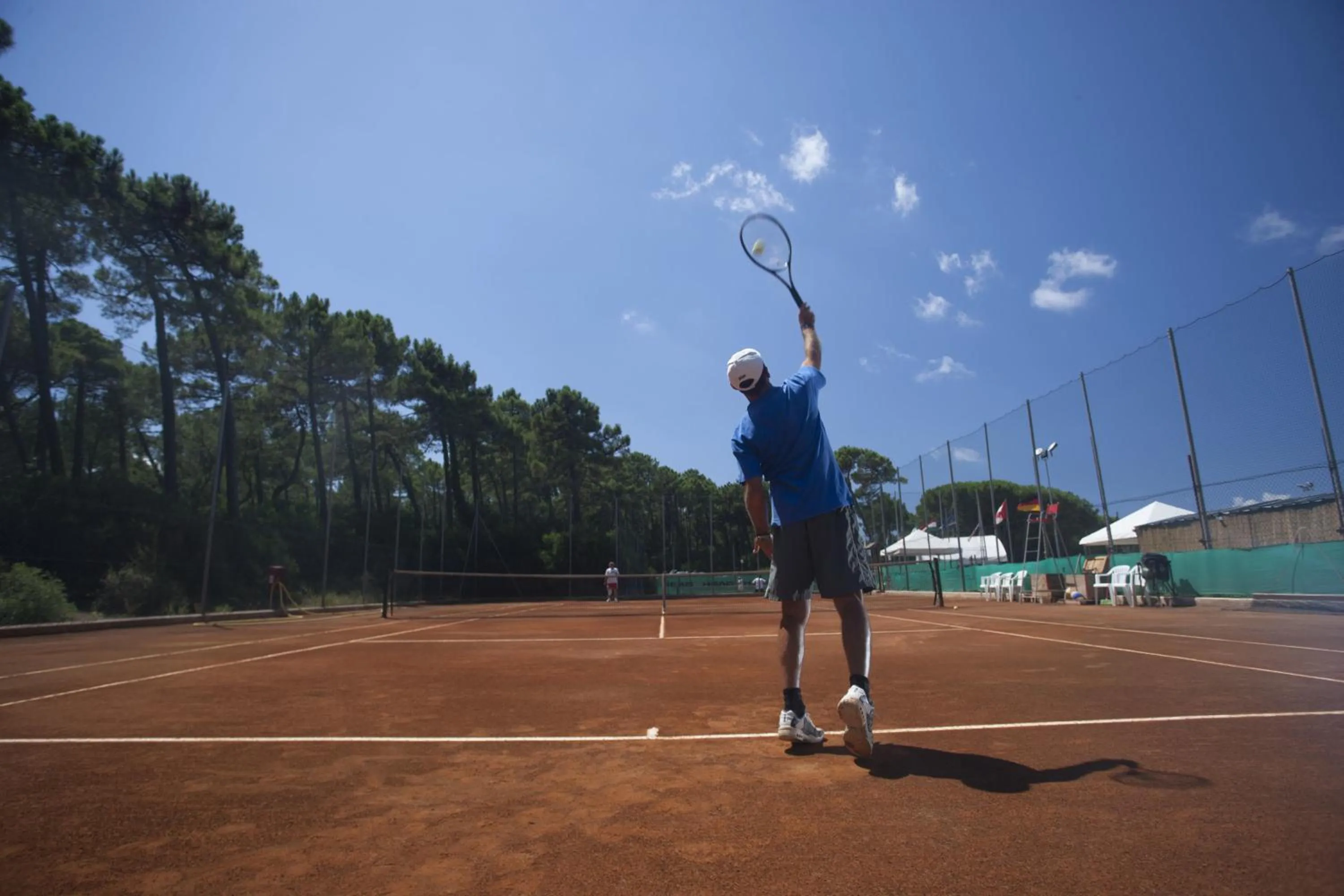 Tennis court in PuntAla Camp & Resort