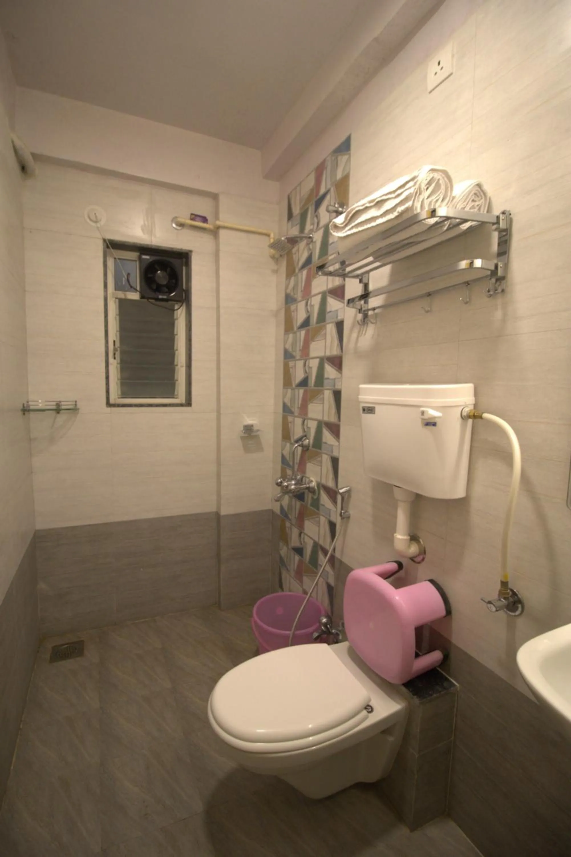 Bathroom in Hotel Suryaprabha- Near Diveagar Beach