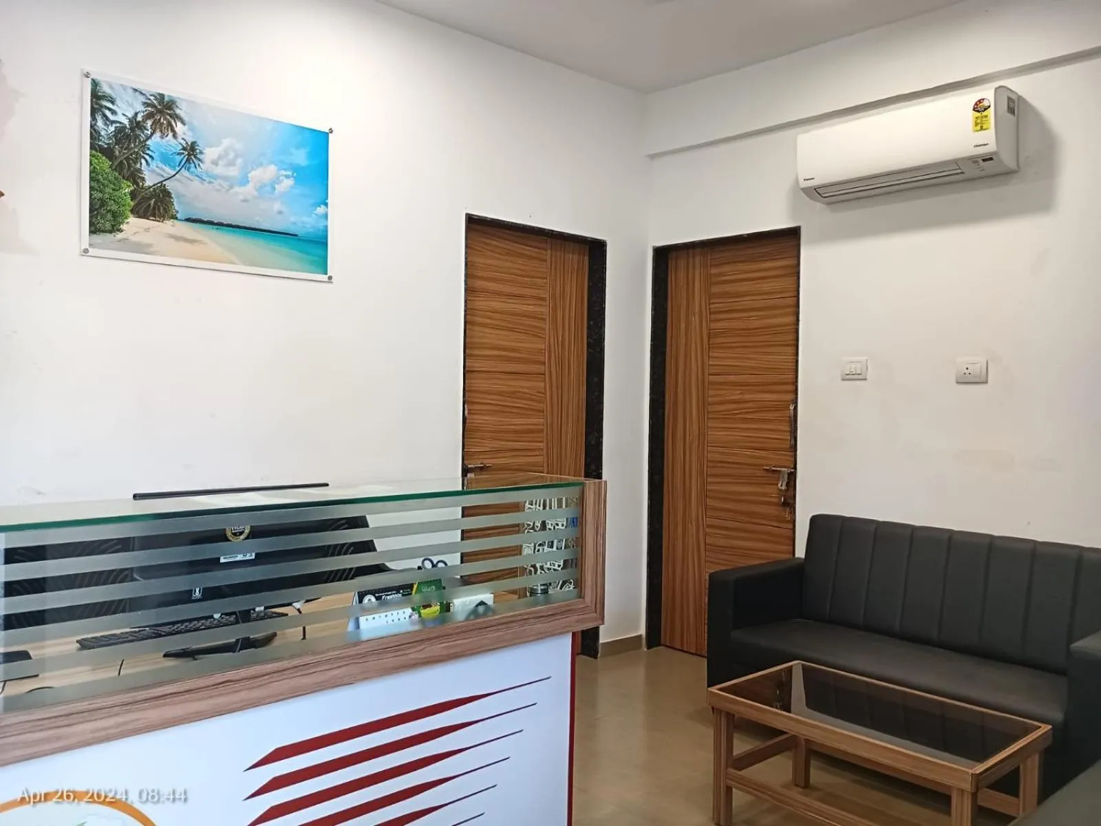 Lobby or reception in Hotel Suryaprabha- Near Diveagar Beach
