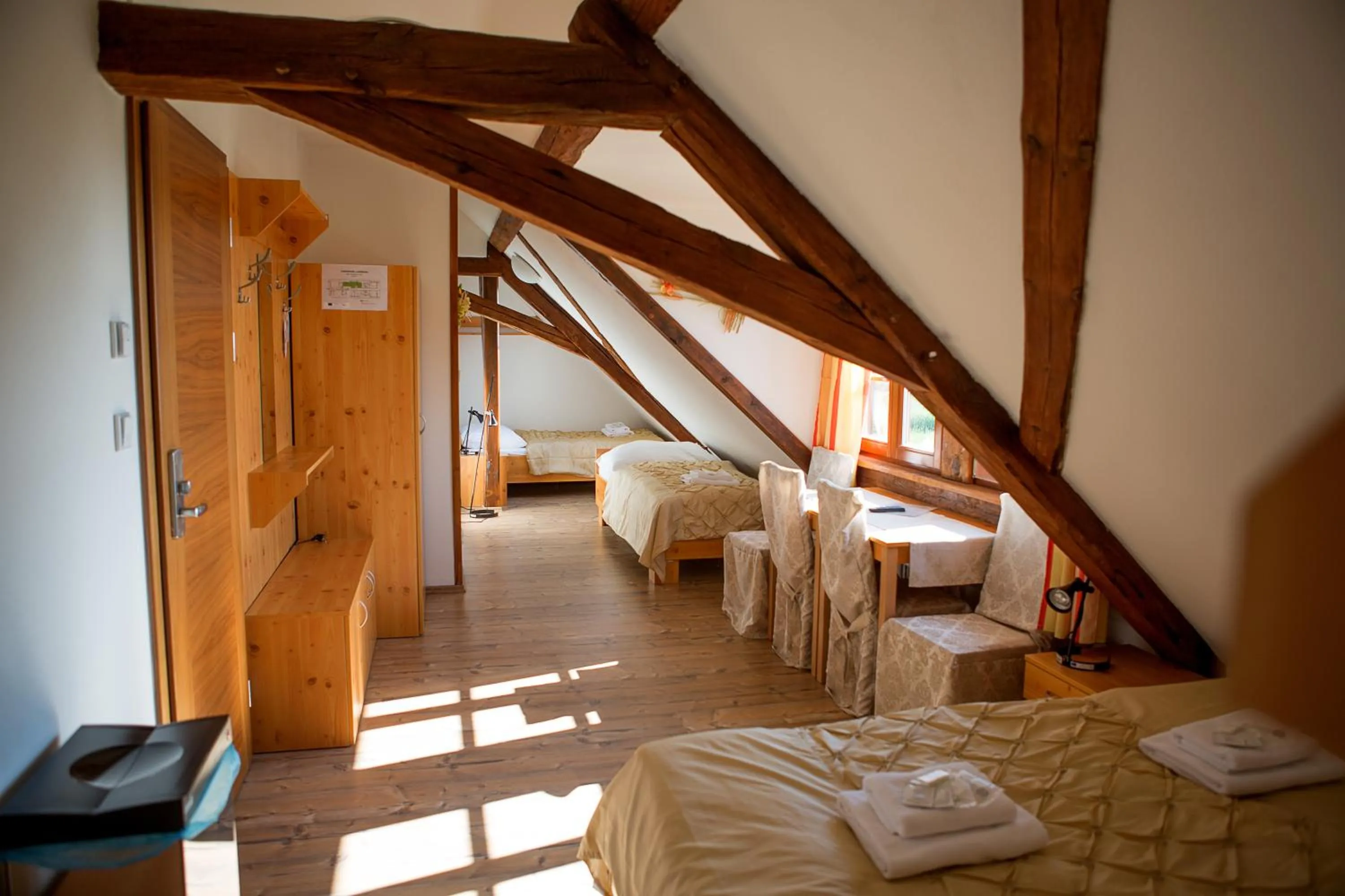 Bedroom, Bed in Wellness hotel & minipivovar Kněžínek