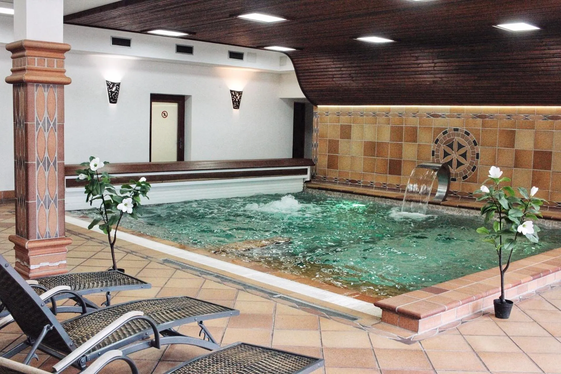 Swimming pool in Wellness hotel & minipivovar Kněžínek
