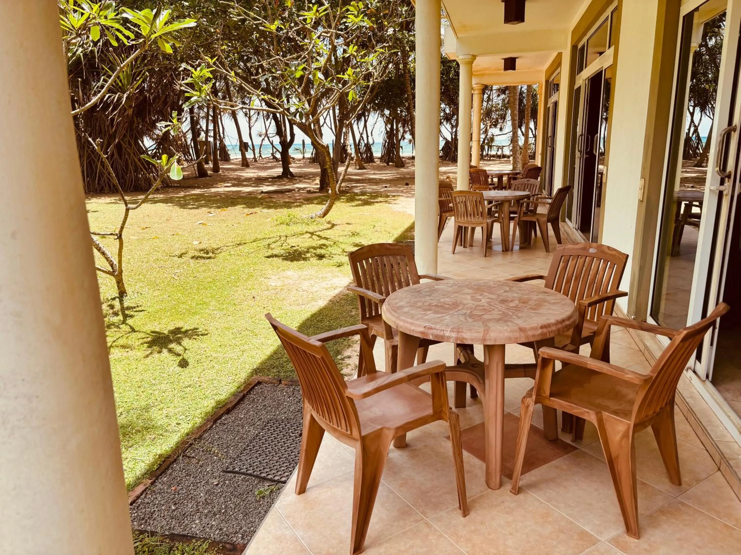 Balcony/Terrace in Raja Beach Hotel