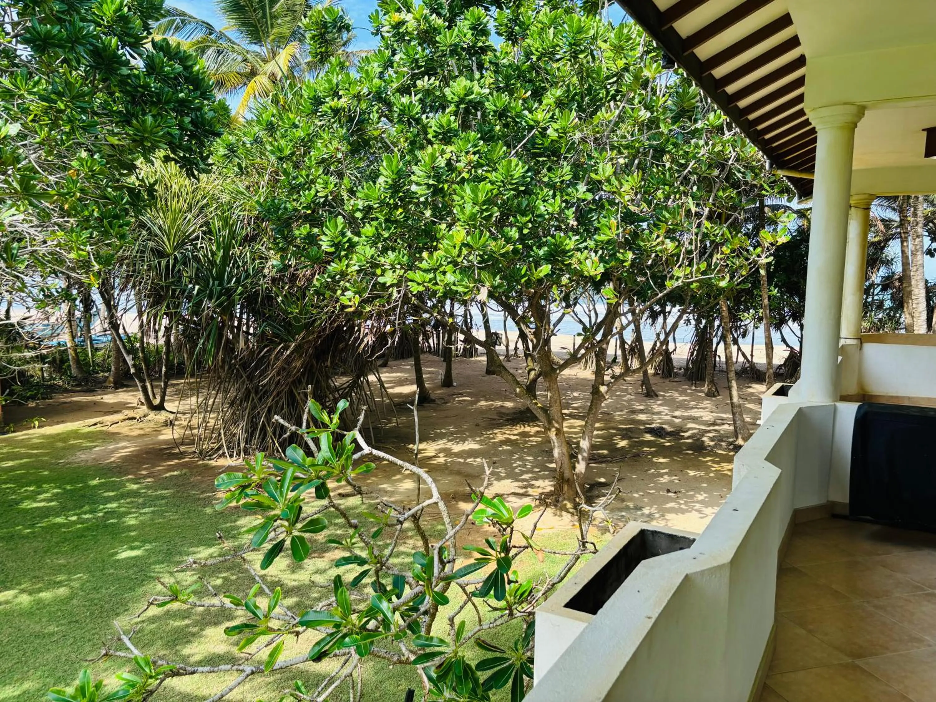 Balcony/Terrace in Raja Beach Hotel