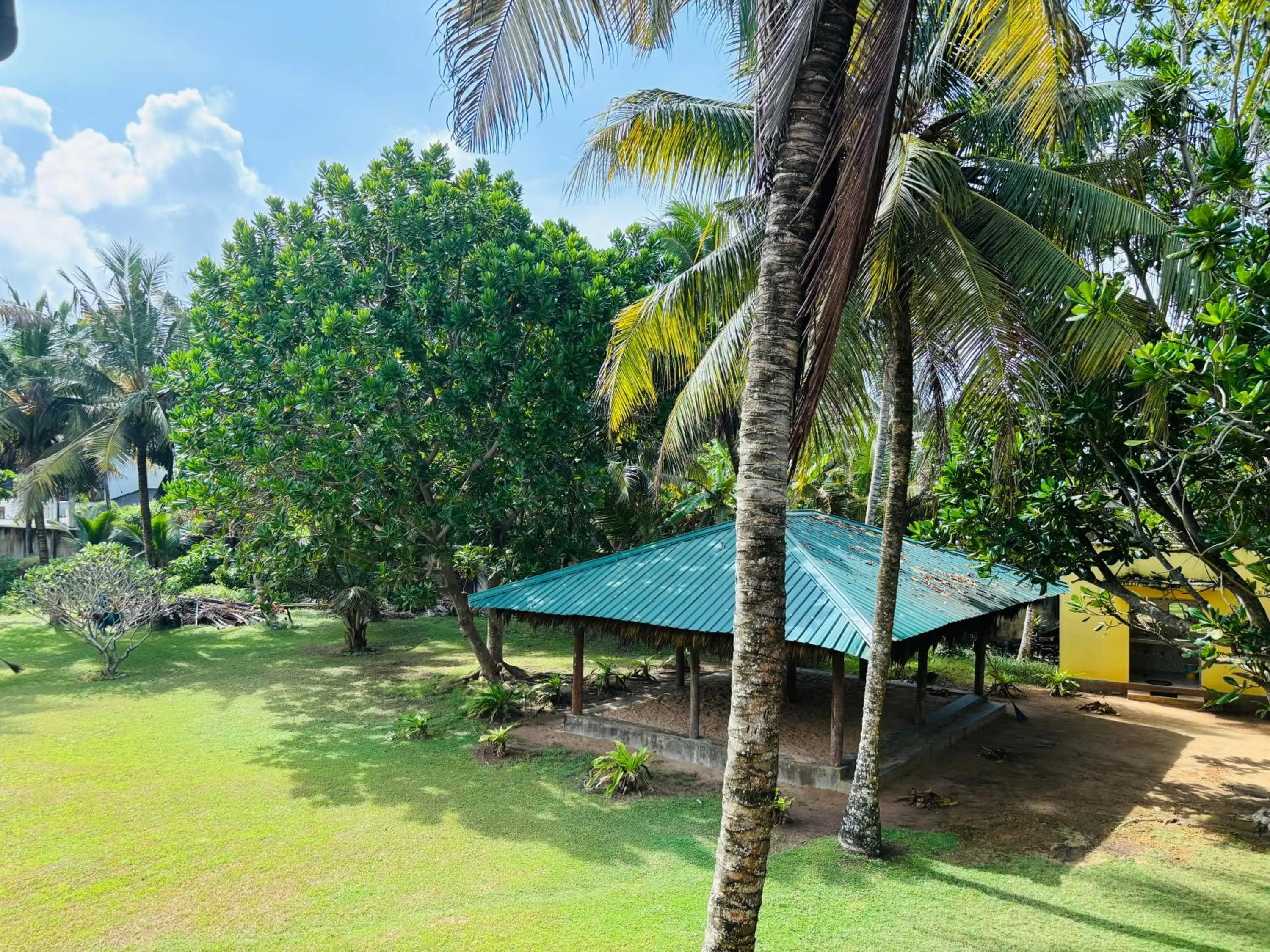 Garden view in Raja Beach Hotel