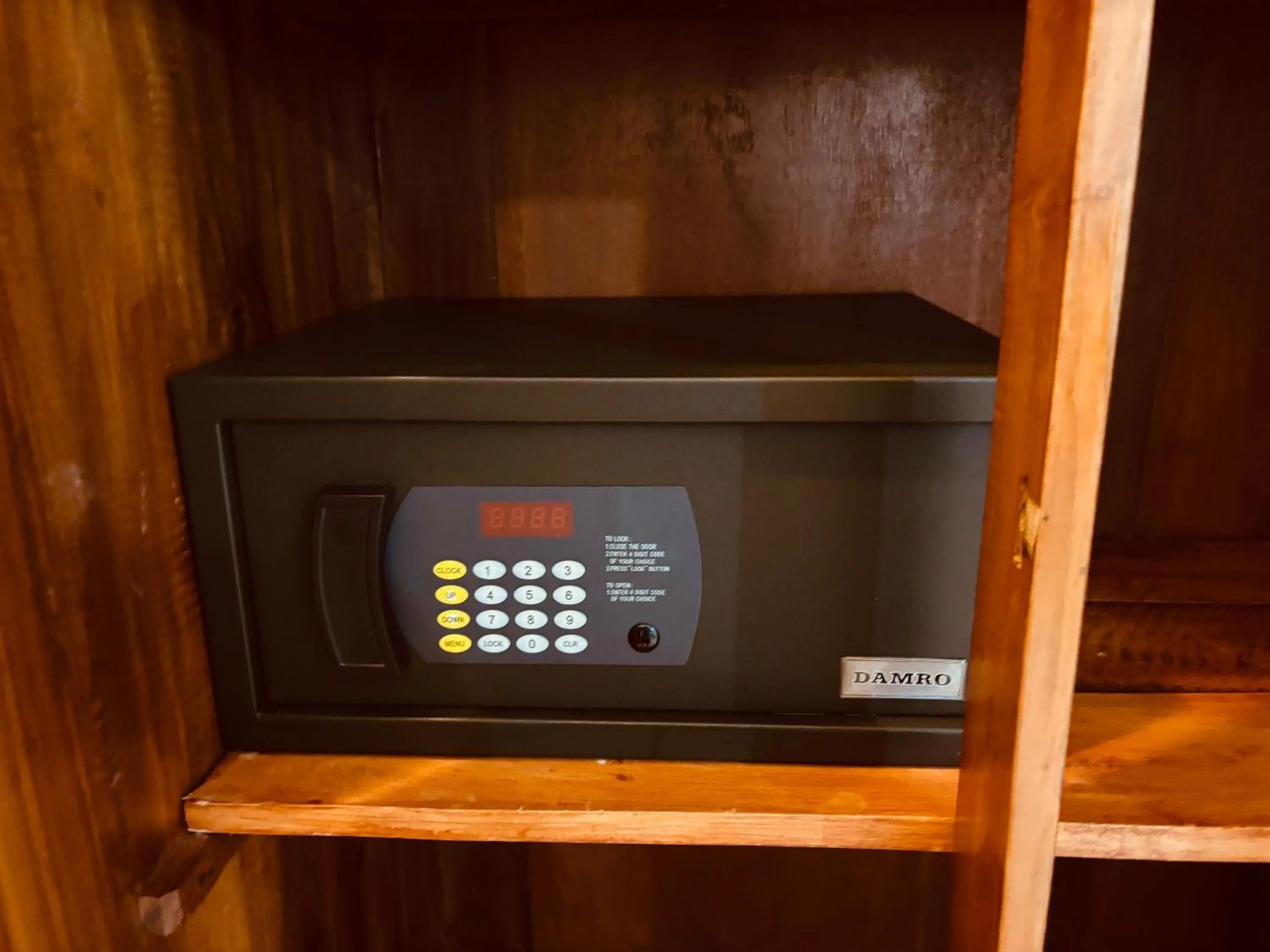 safe in Raja Beach Hotel