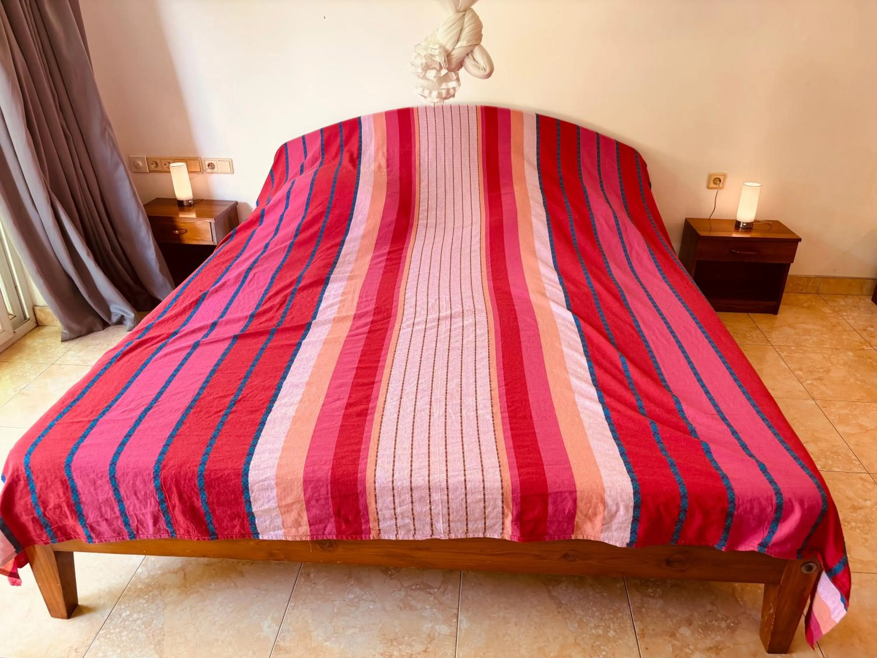 Decorative detail, Bed in Raja Beach Hotel