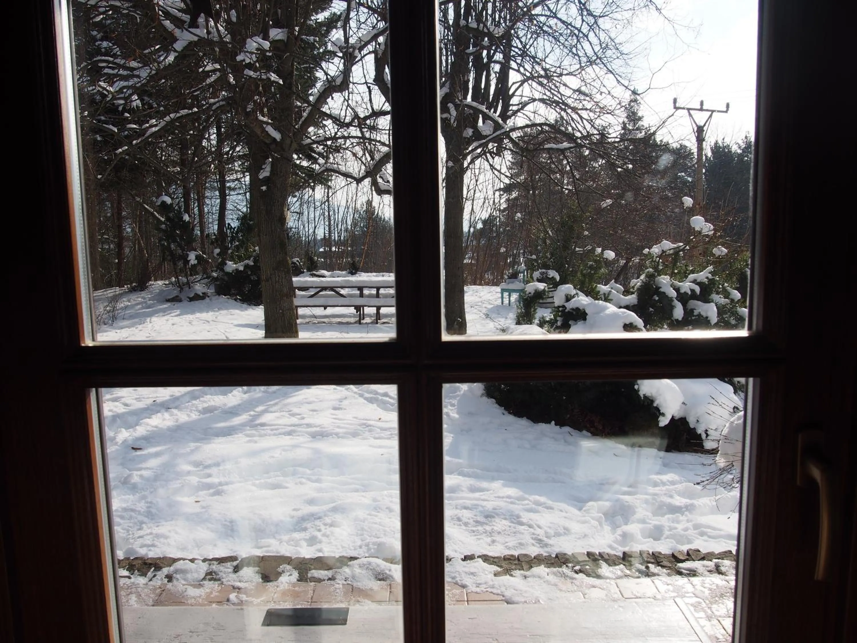 Garden view in Chalúpka pod Lipkami