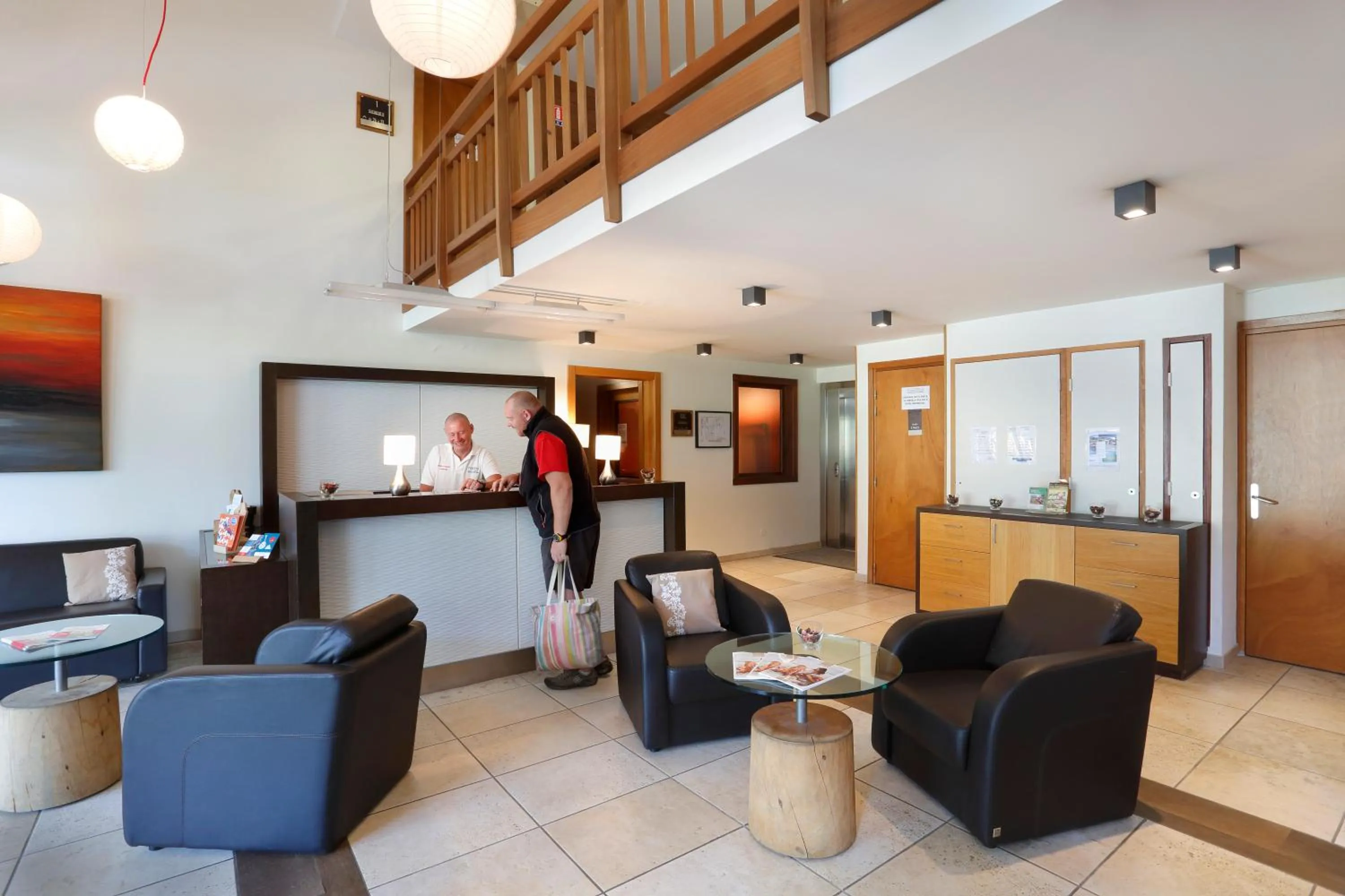 Lobby or reception in Résidence Néméa L'Adret