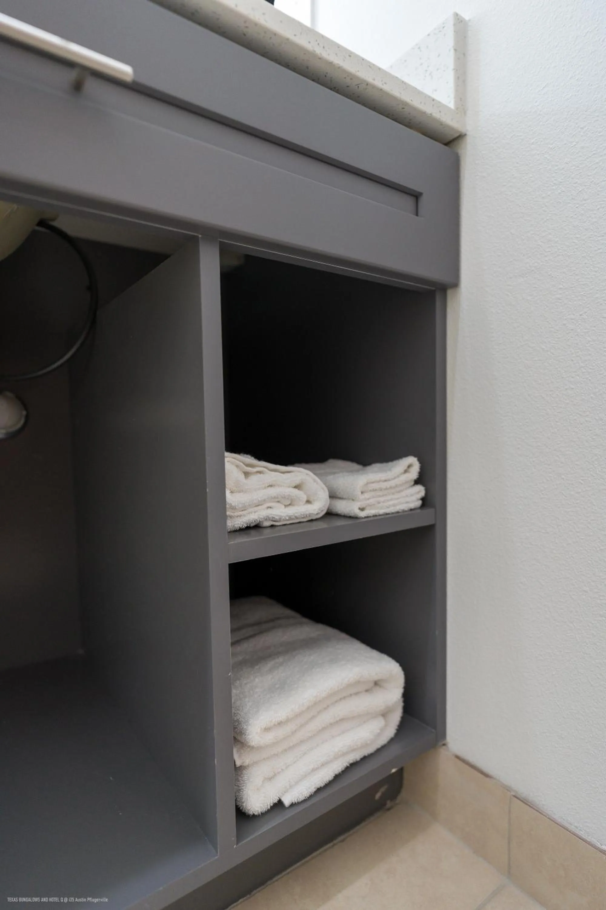 towels in Texas Bungalows Hotel & Hotel Que at Lakeline Austin Cedar Park