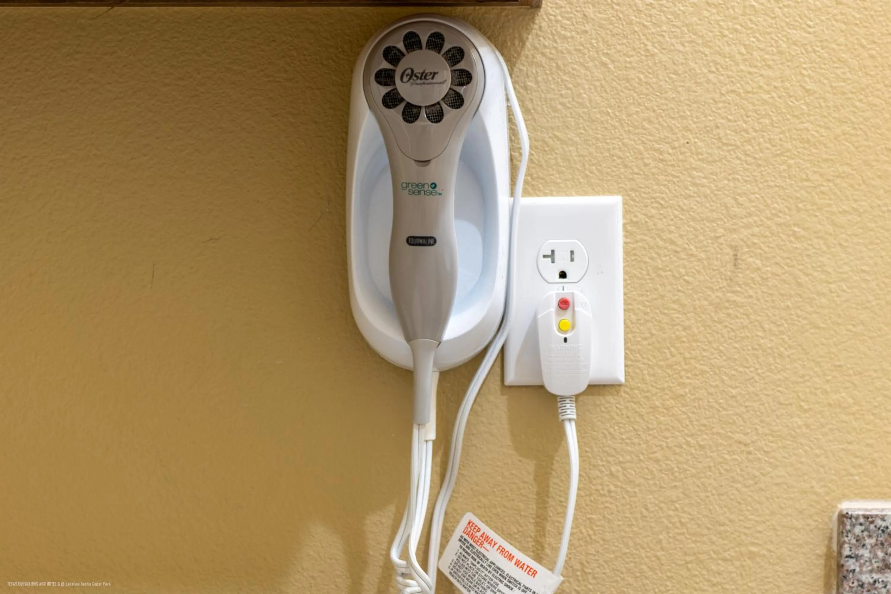 hair dryier in Texas Bungalows Hotel & Hotel Que at Lakeline Austin Cedar Park