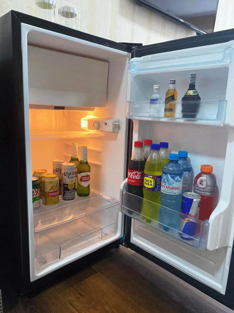 minibar in Luxury Inkari Hotel