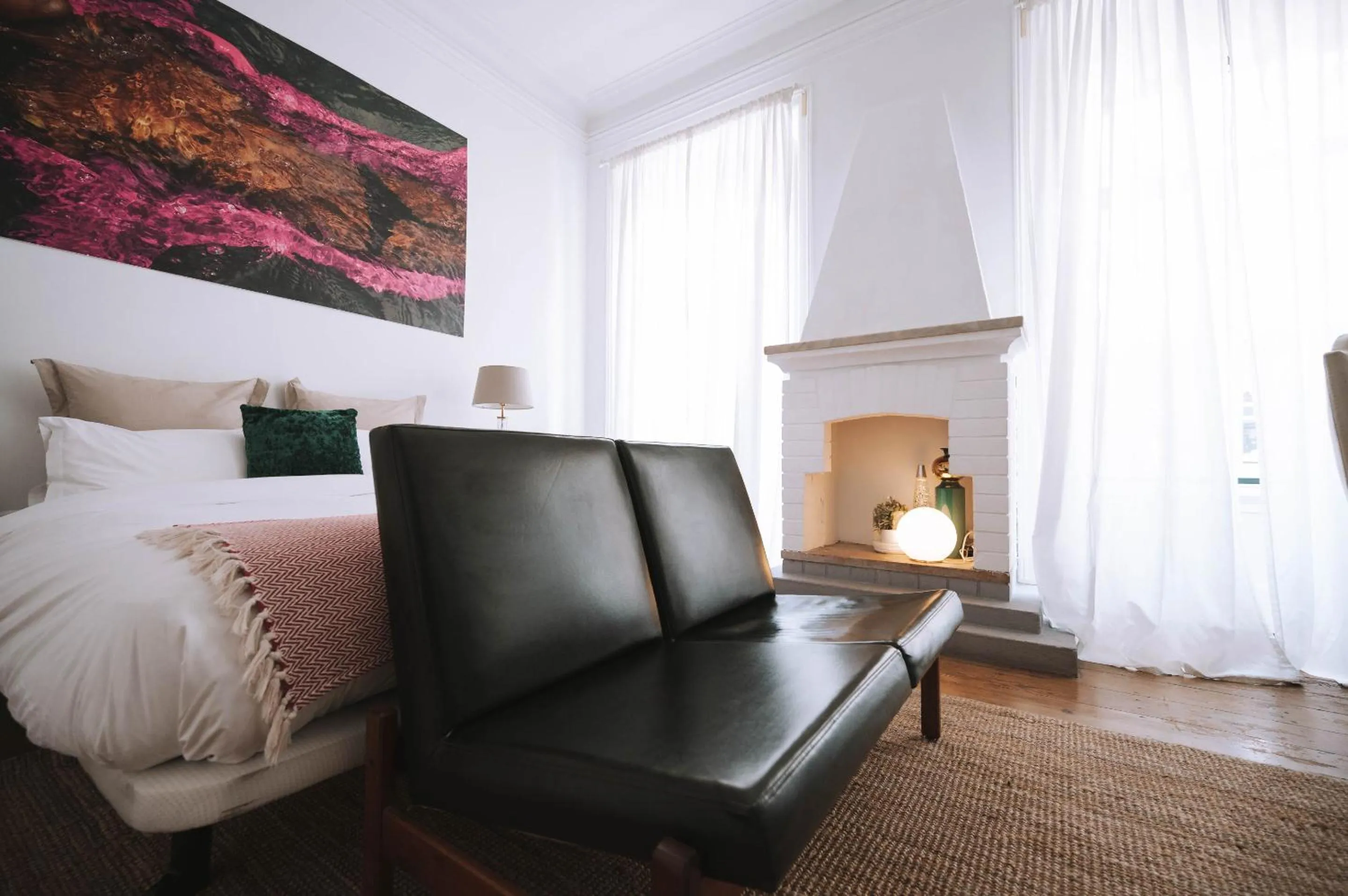 Bedroom, Bed in House Sao Bento