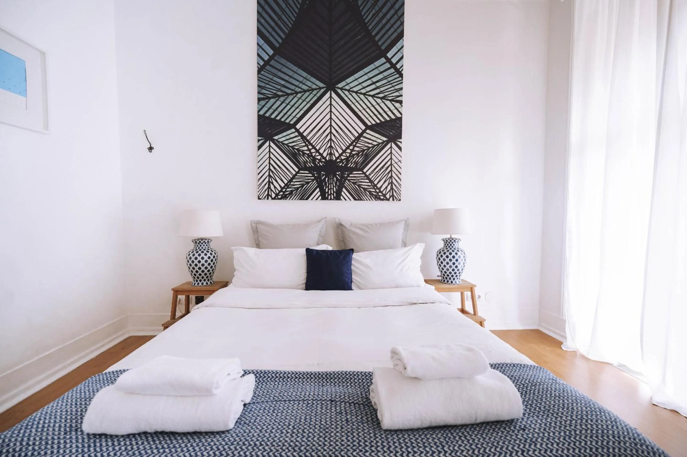 Bedroom, Bed in House Sao Bento