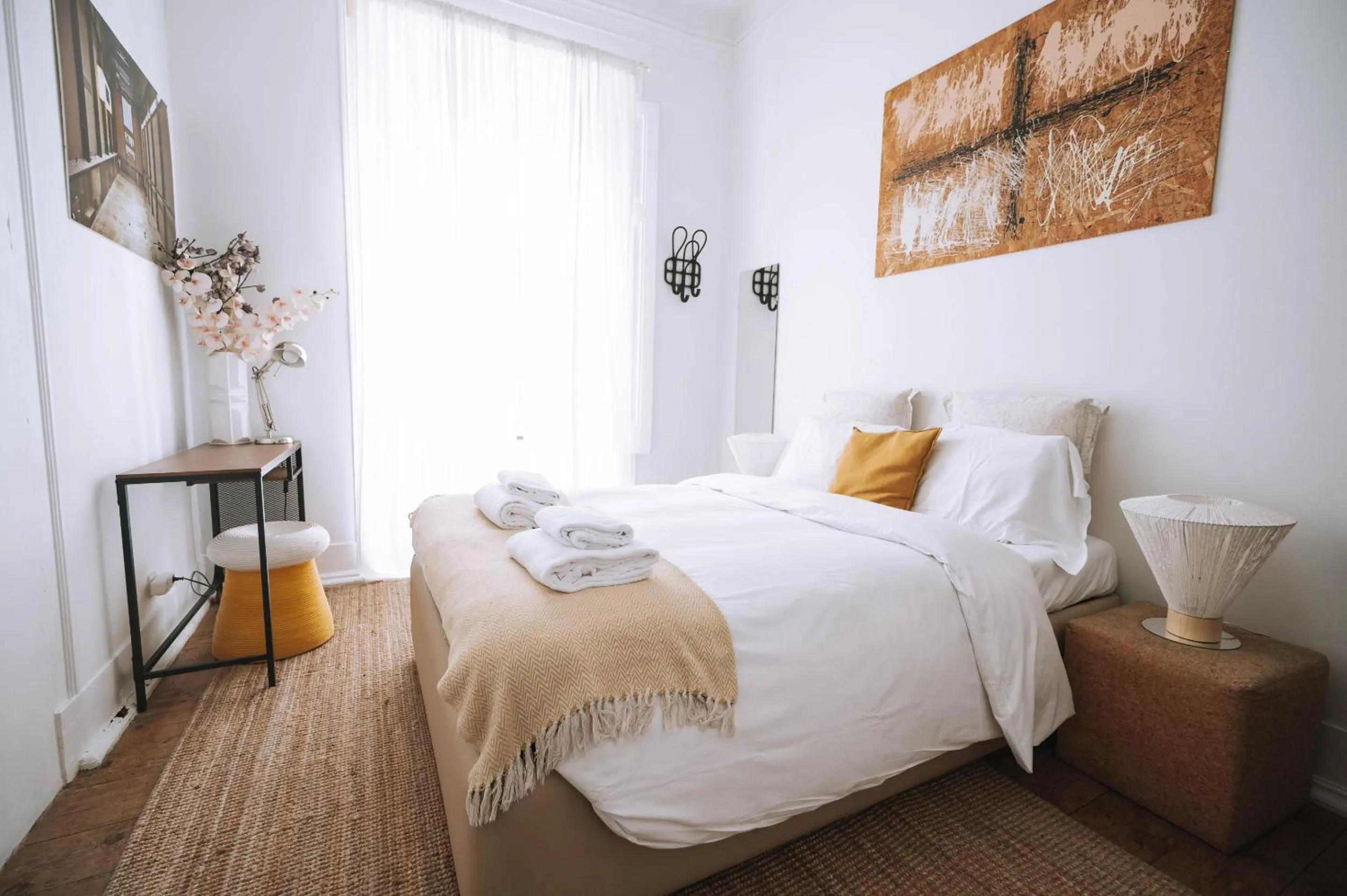 Bedroom, Bed in House Sao Bento