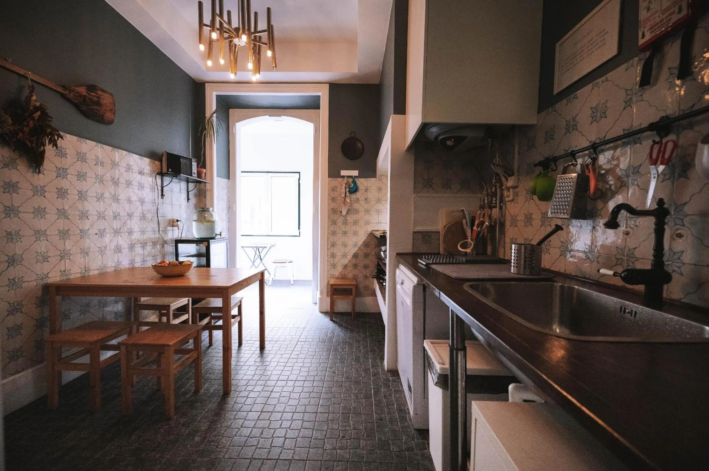 Kitchen or kitchenette in House Sao Bento