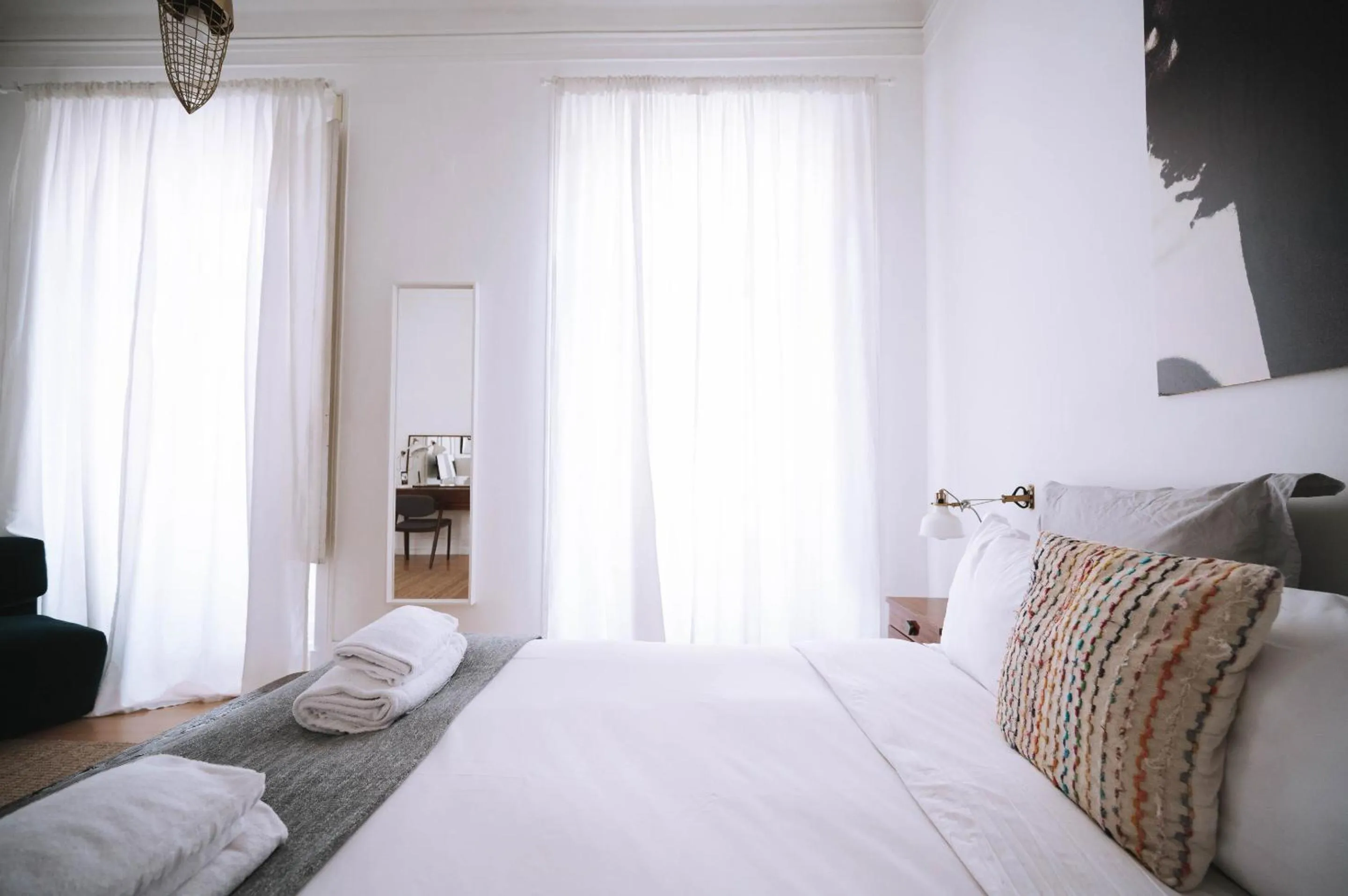 Bedroom, Bed in House Sao Bento