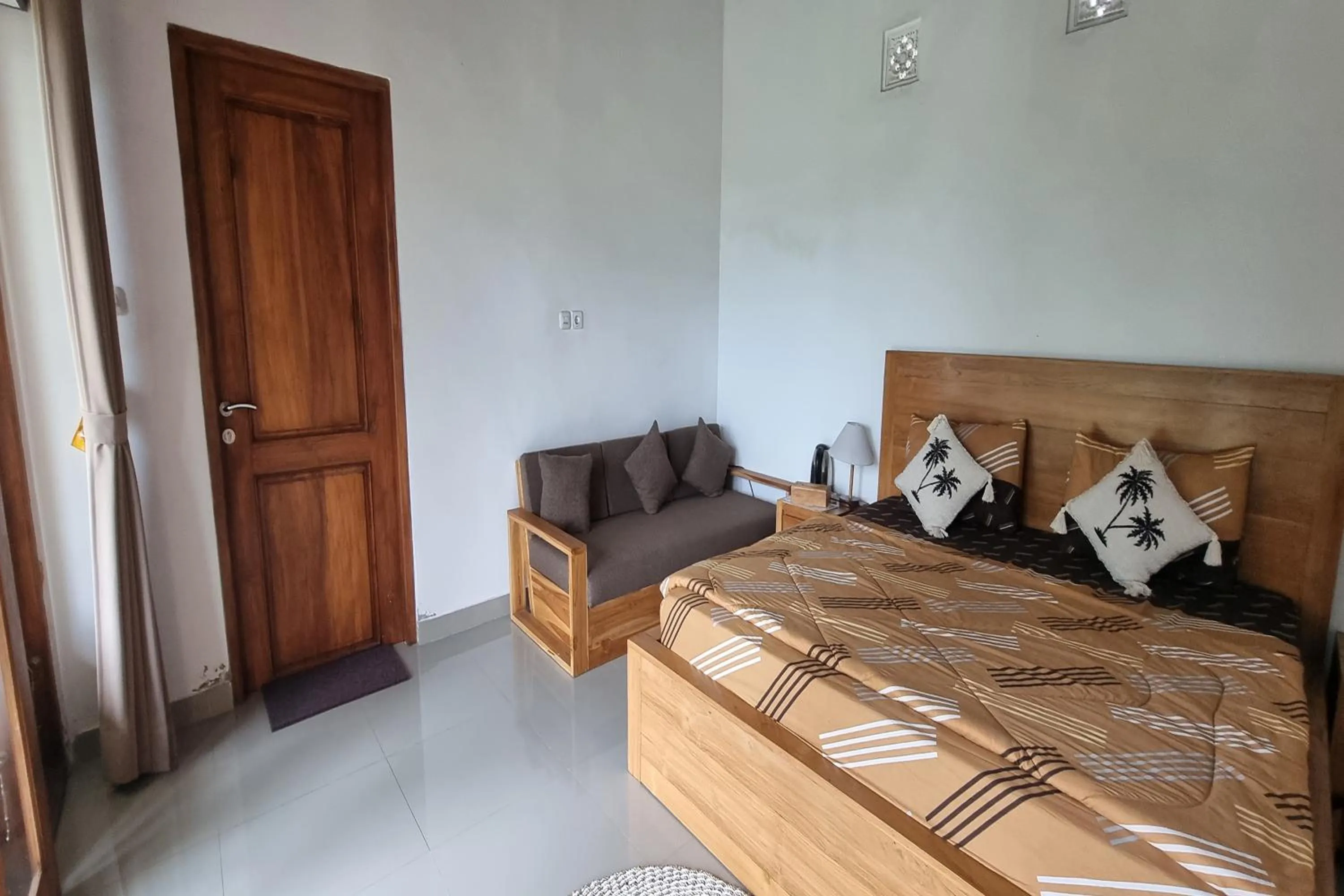 Bed in Onion Garden And Natural Hotspring