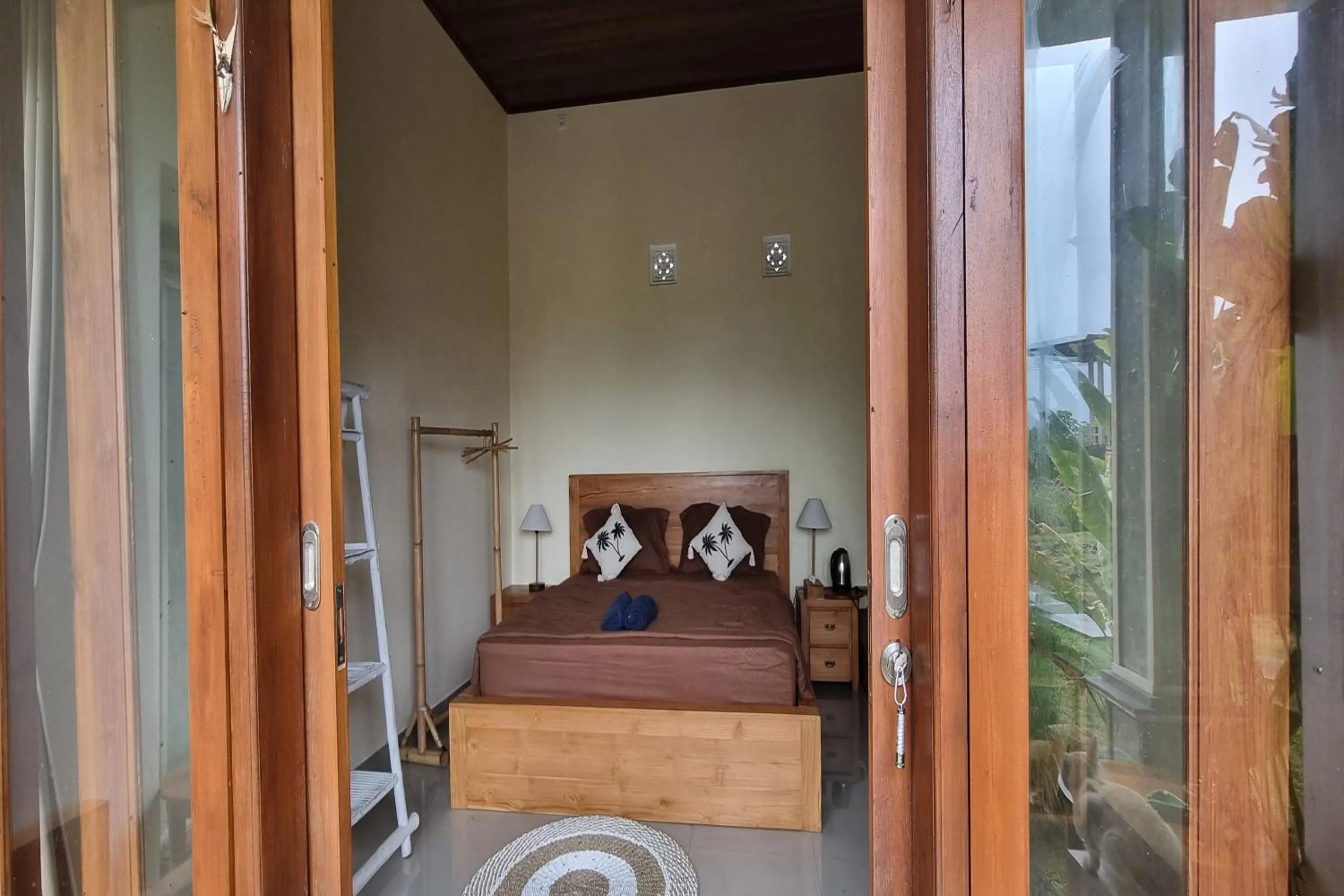 Bed in Onion Garden And Natural Hotspring