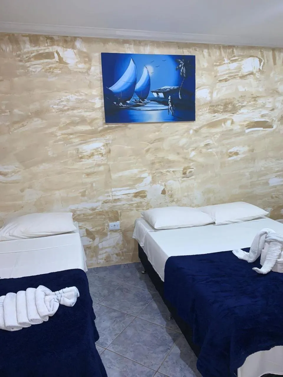 Bed in Pousada Casa Porto