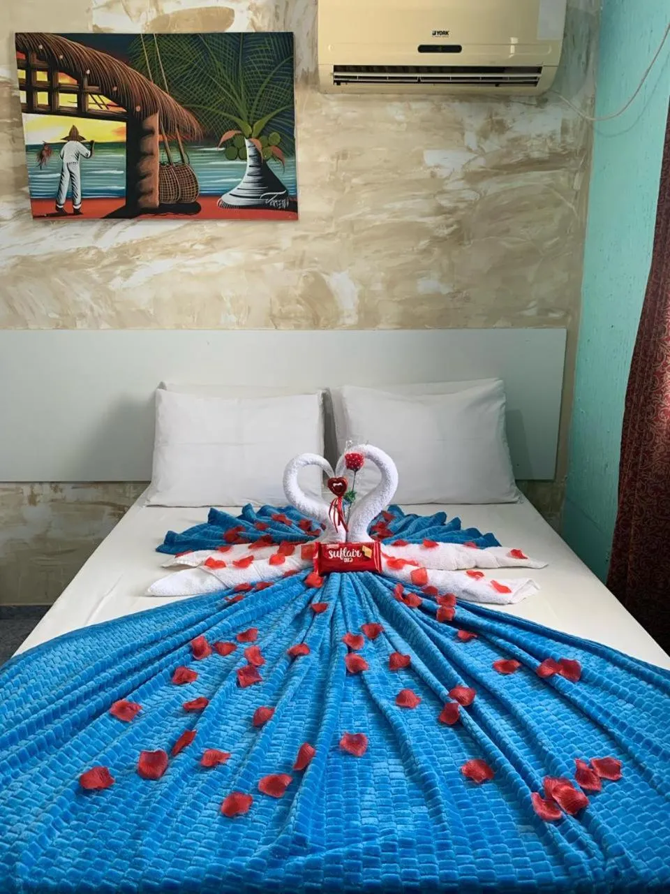 Bed in Pousada Casa Porto