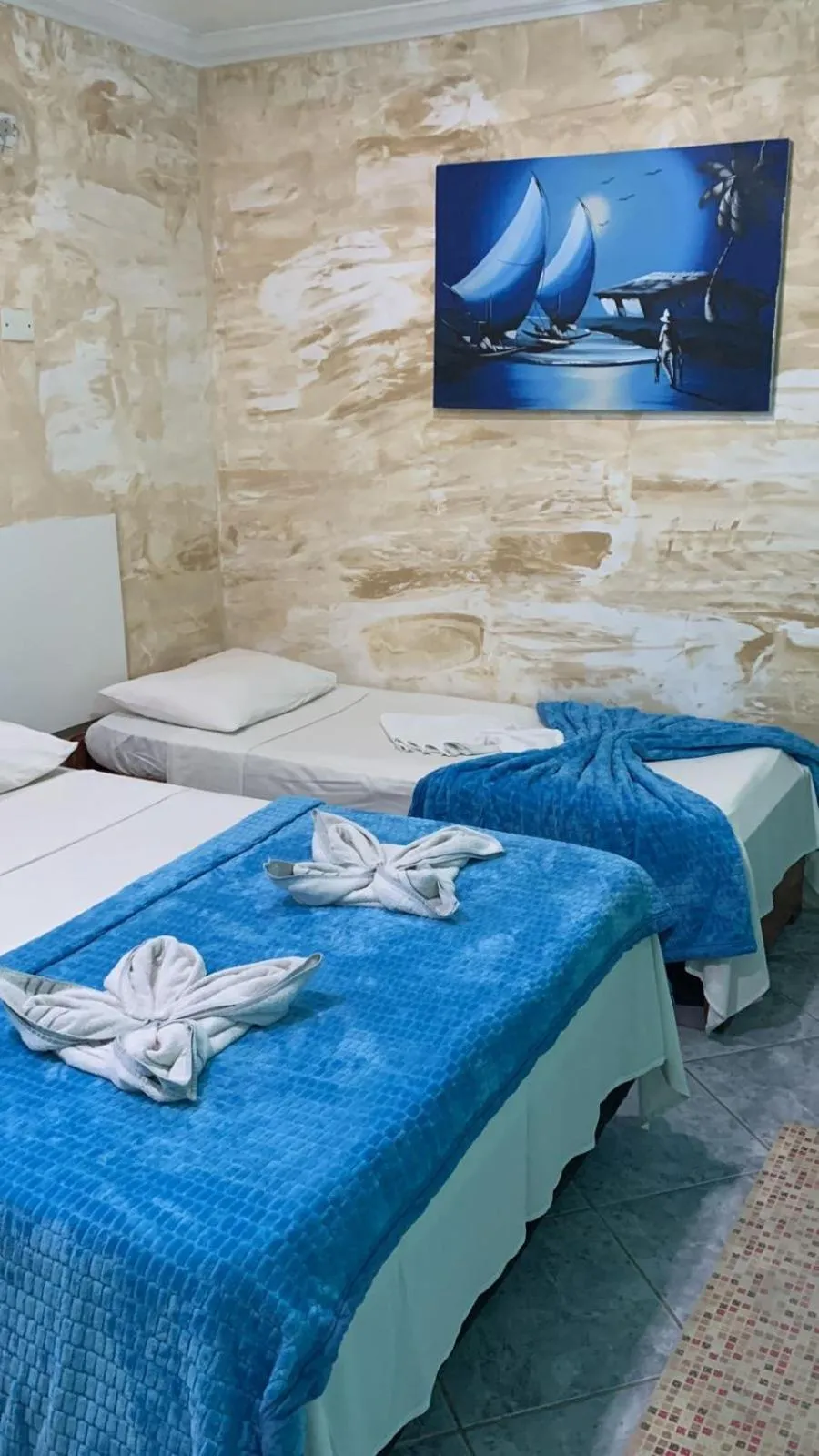 Bed in Pousada Casa Porto