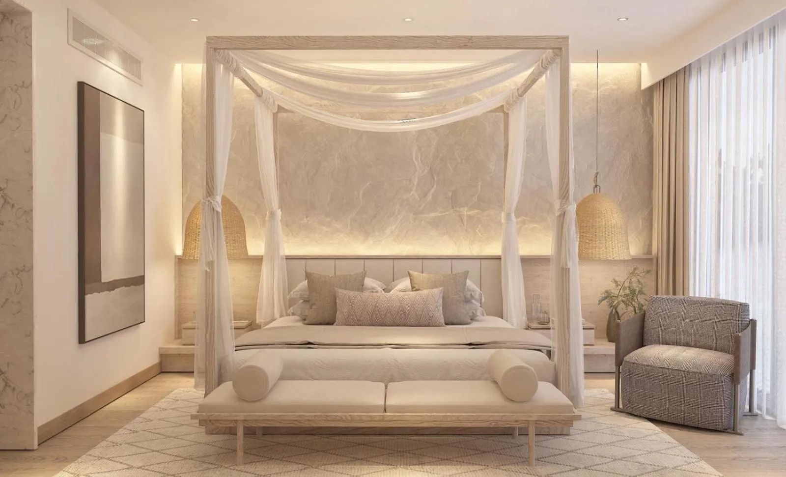 Bedroom in Ruins Luxury Resort - Adults Only