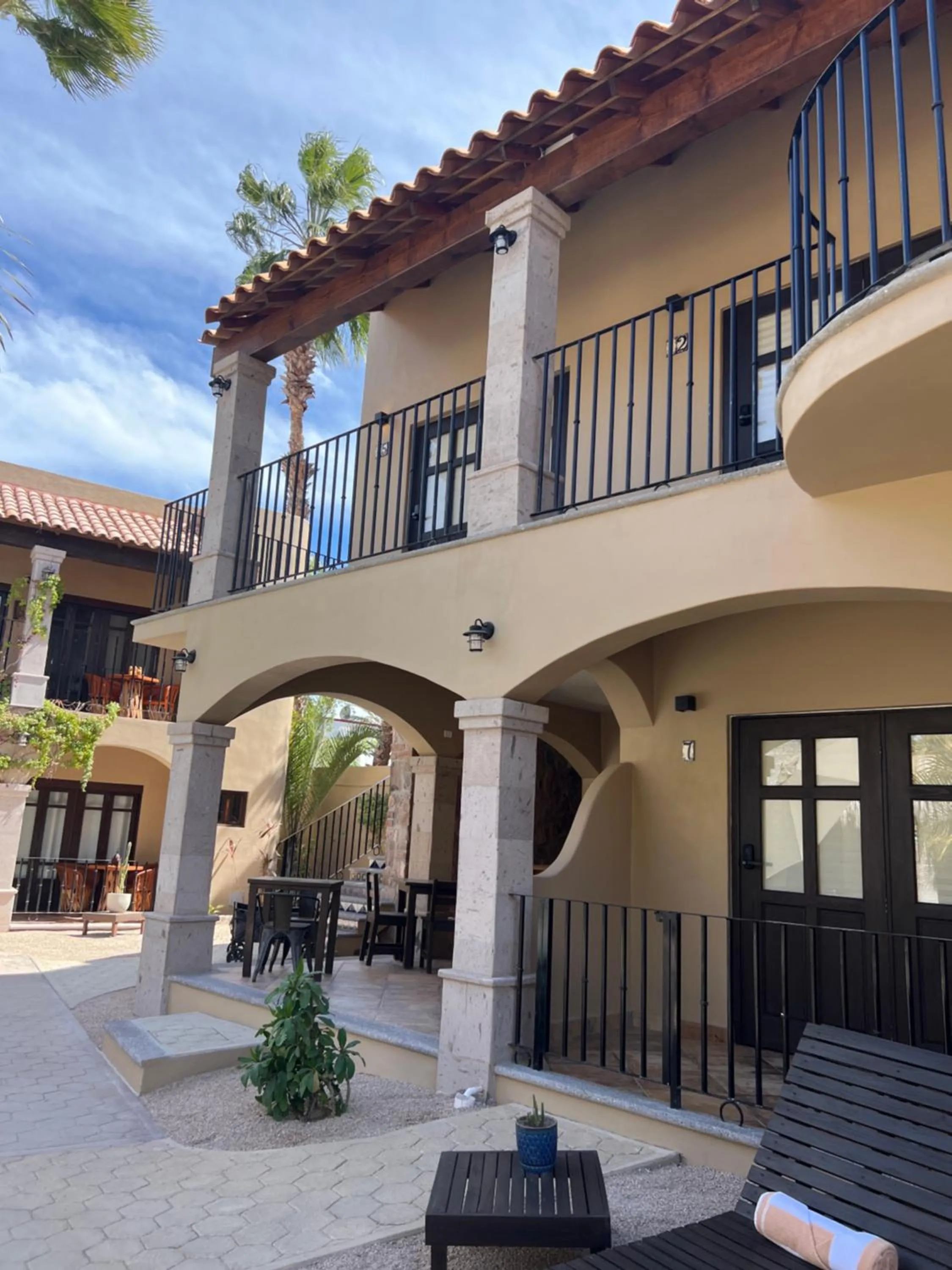 Patio in Hotel 1697 Loreto